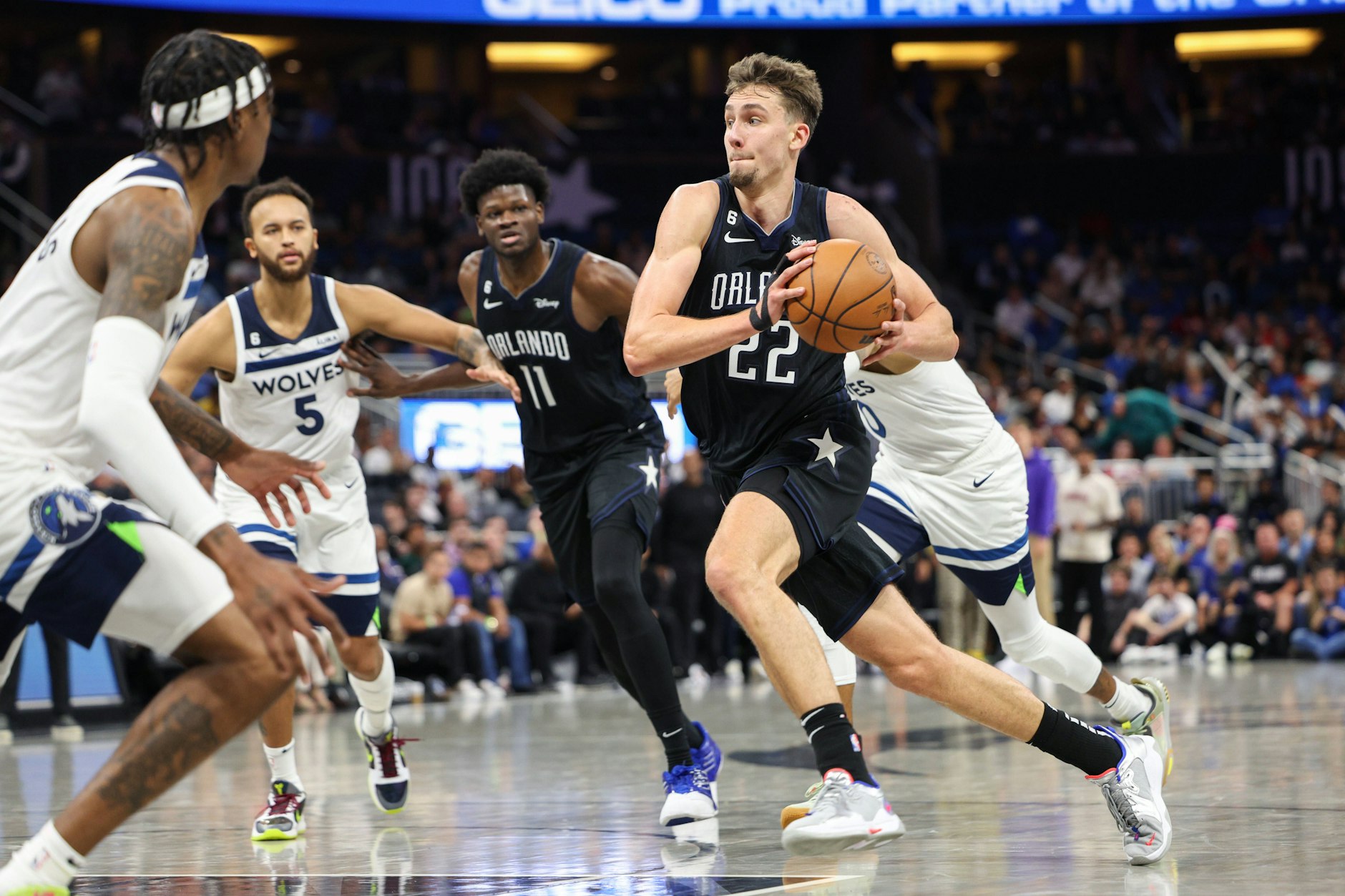 Franz Wagner (22) spielte vergangenes Jahr eine starke NBA-Saison. Nach dem WM-Gewinn mit Deutschland könnte er nun bei den Orlando Magic so richtig durchstarten. 