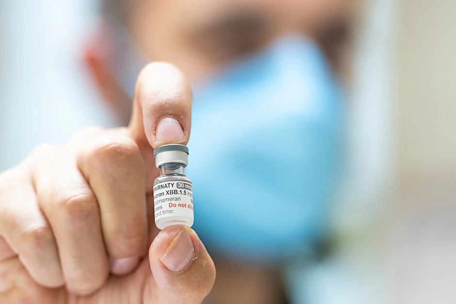 Impfdose des Herstellers Pfizer