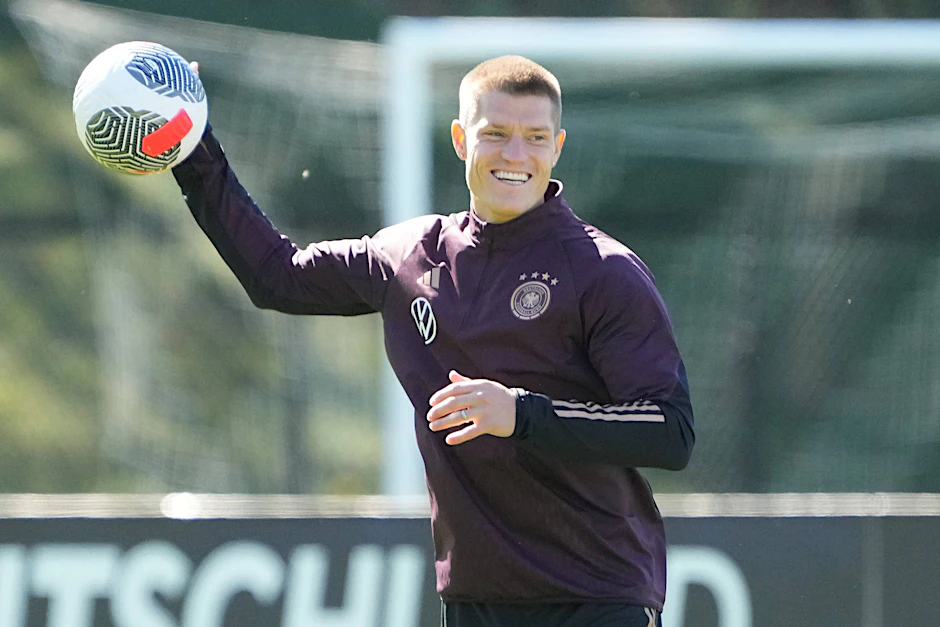Union-Stürmer Kevin Behrens (32) hinterließ bei Bundestrainer Julian Nagelsmann einen guten Eindruck und darf sich wohl auf sein DFB-Debüt gegen Mexiko freuen.&nbsp;