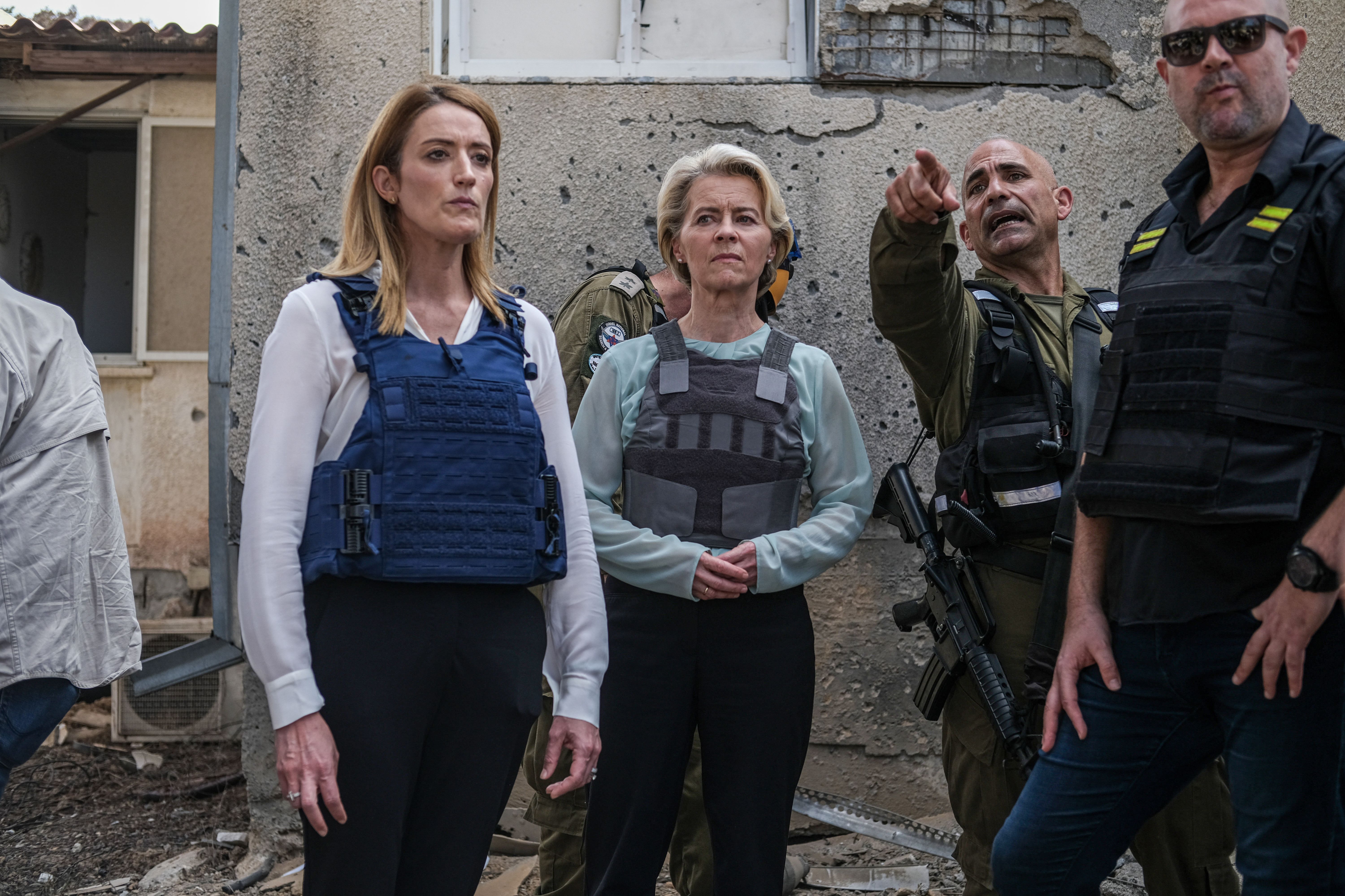 Israel im Krieg: Ursula von der Leyen zeigt sich solidarisch – und wird heftig kritisiert