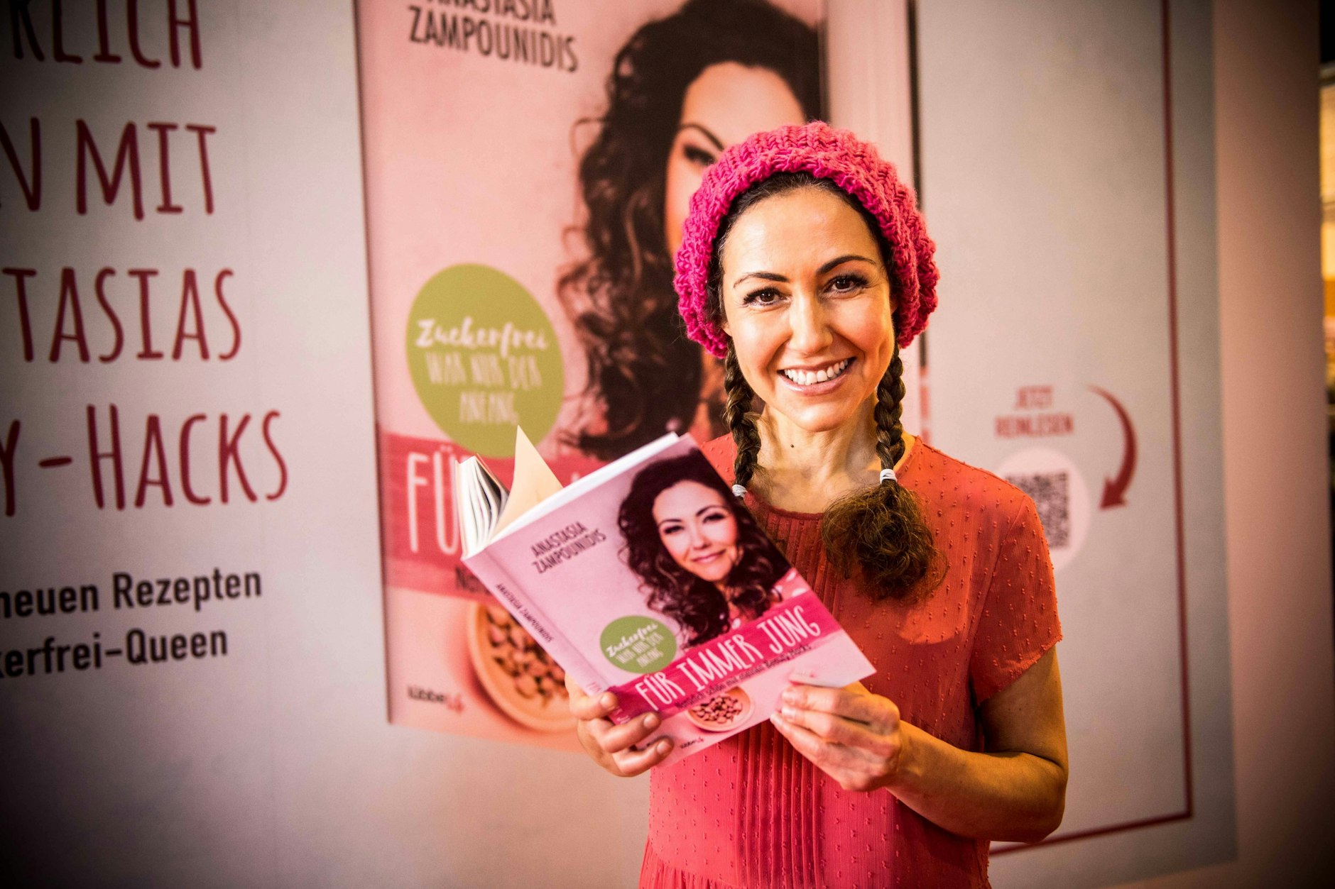 Über ihre zuckerfreie Lebensweise hat Anastasia Zampounidis mehrere Bücher geschrieben.