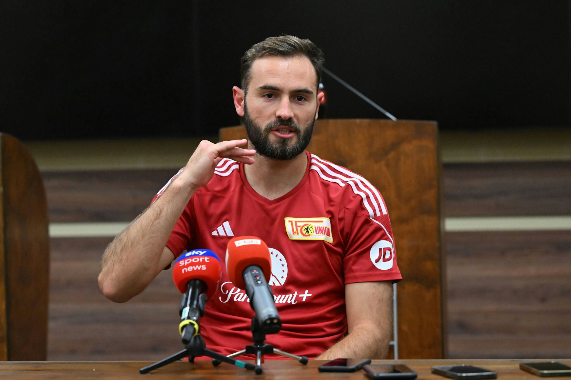 Lucas Tousart sprach erstmals in einer Medienrunde und äußerte sich über seinen Wechsel von Hertha BSC zum 1. FC Union.