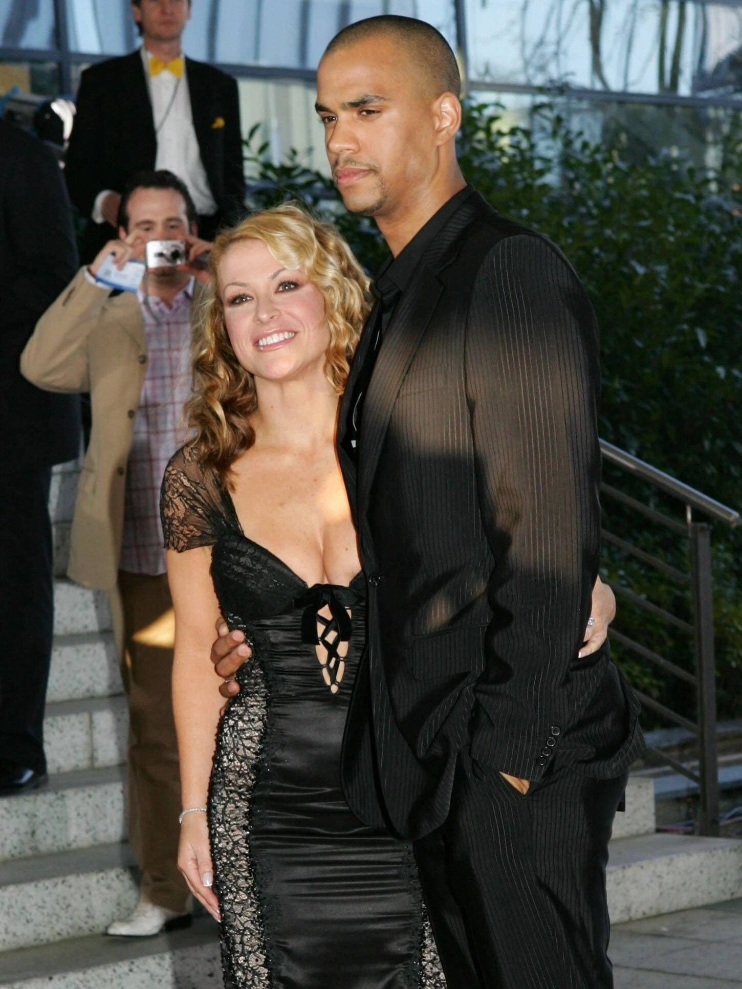 Patrice Bouédibéla mit Anastacia bei der Echo-Verleihung 2005