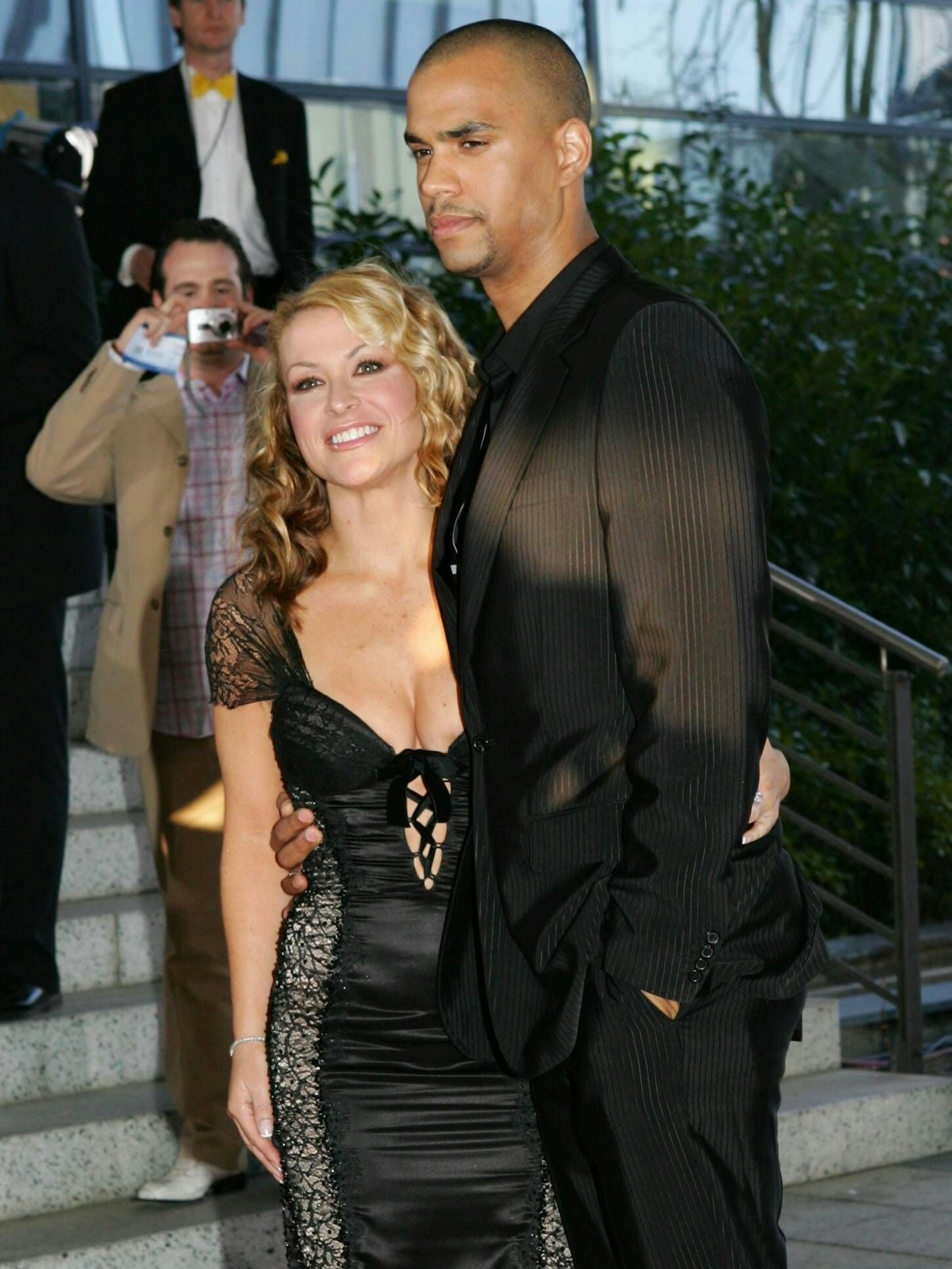 Patrice Bouédibéla mit Anastacia bei der Echo-Verleihung 2005