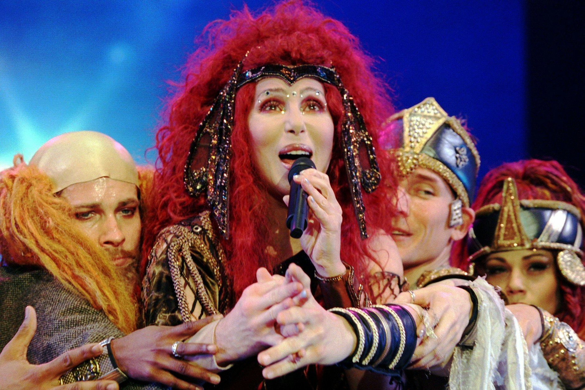 Sängerin Cher startete 1999 in Hamburg ihre Deutschland-Tournee.