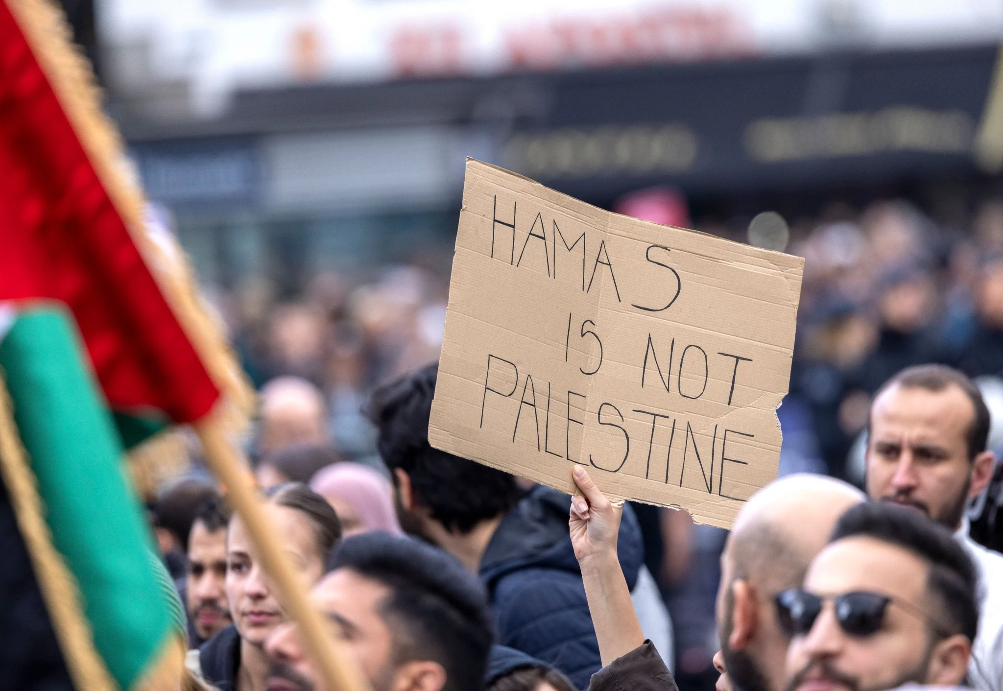 Pro-Palästina-Demonstration in Köln.  
