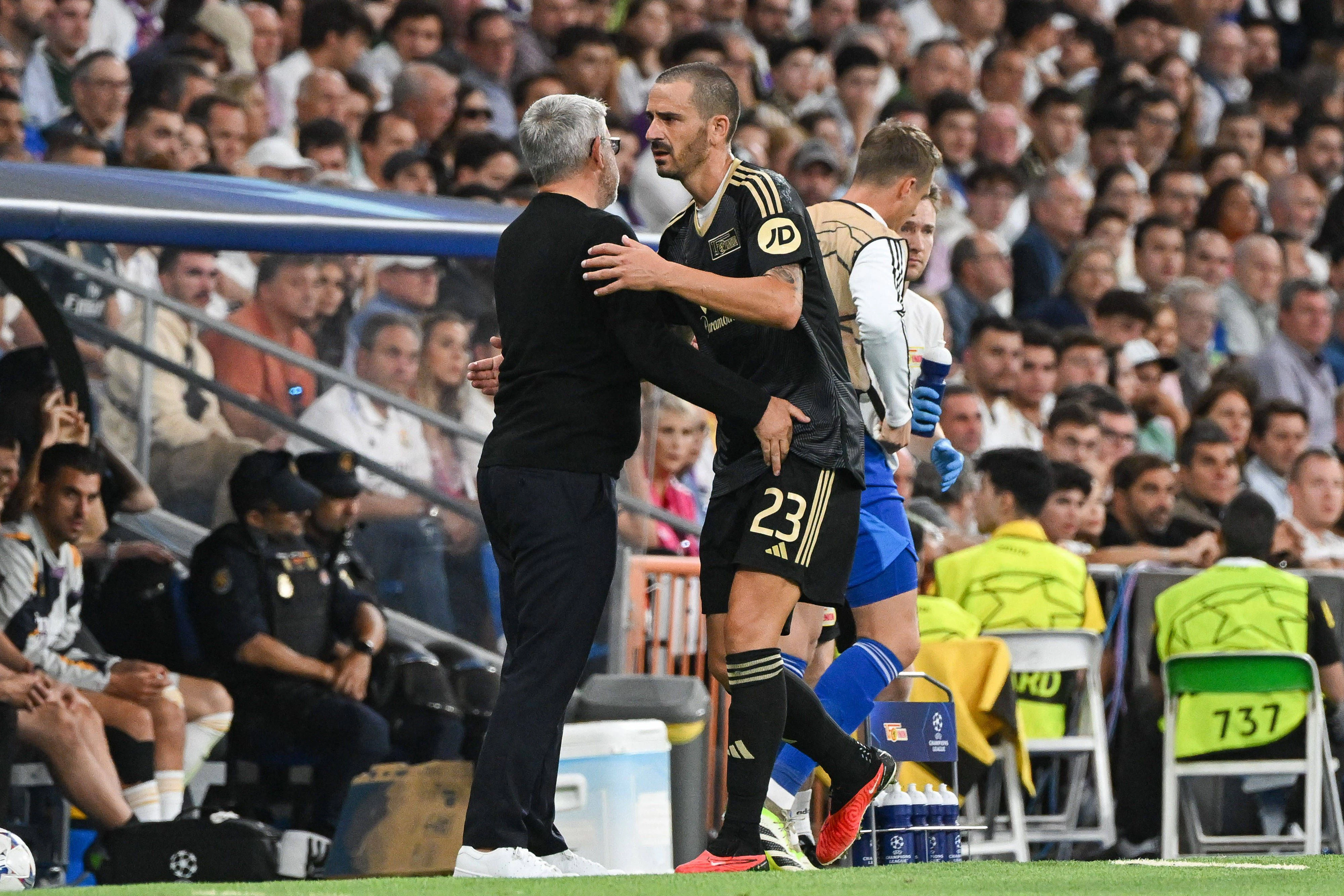Leonardo Bonucci (36) machte sein bestes Spiel für den 1. FC Union in der Champions League bei Real Madrid.