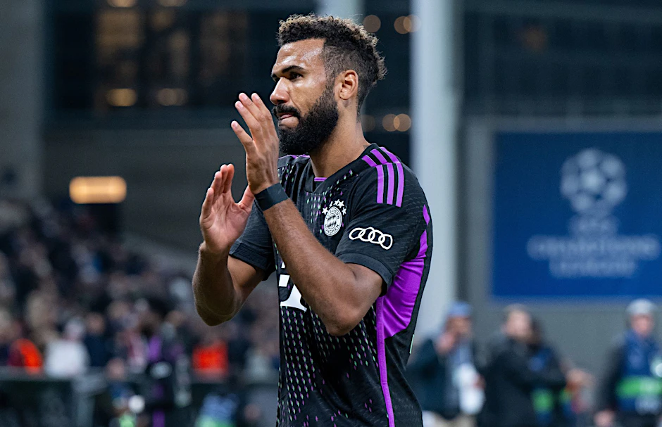 ARCHIV - FCB-Stürmer Eric Maxim Choupo-Moting fällt für Kameruns Länderspiele gegen Russland und Senegal aus.  