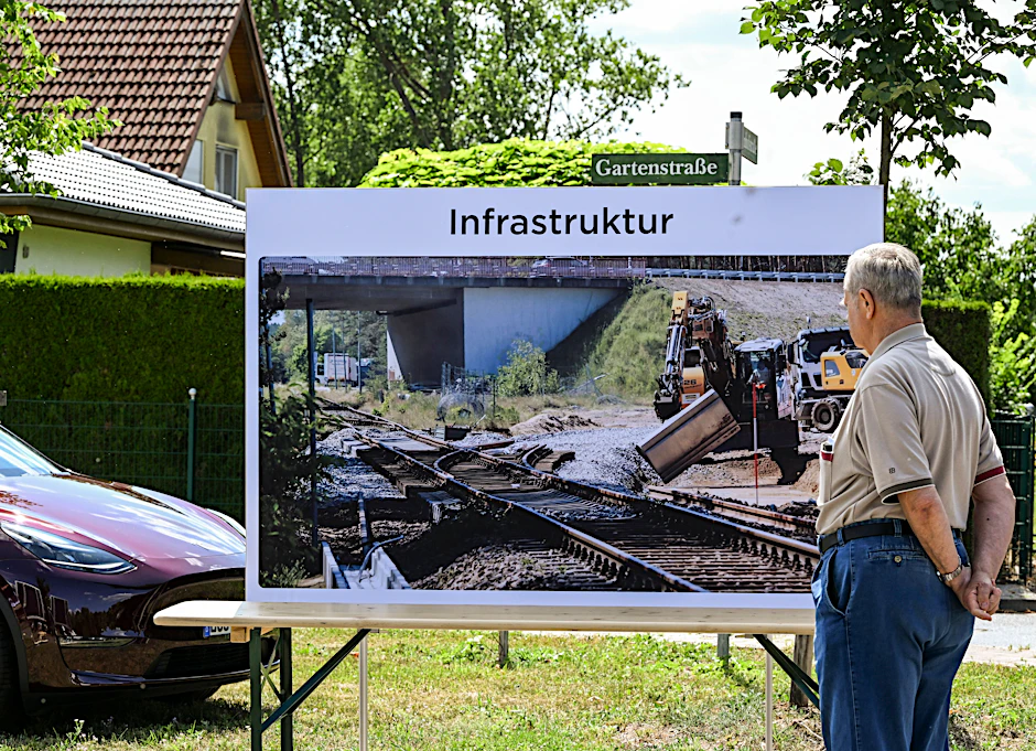 Nicht nur Tesla investiert in Brandenburg: Im Süden des Landes steht die neue Anlage des Chemiekonzerns BASF für die Herstellung von Batteriekomponenten in Schwarzheide.