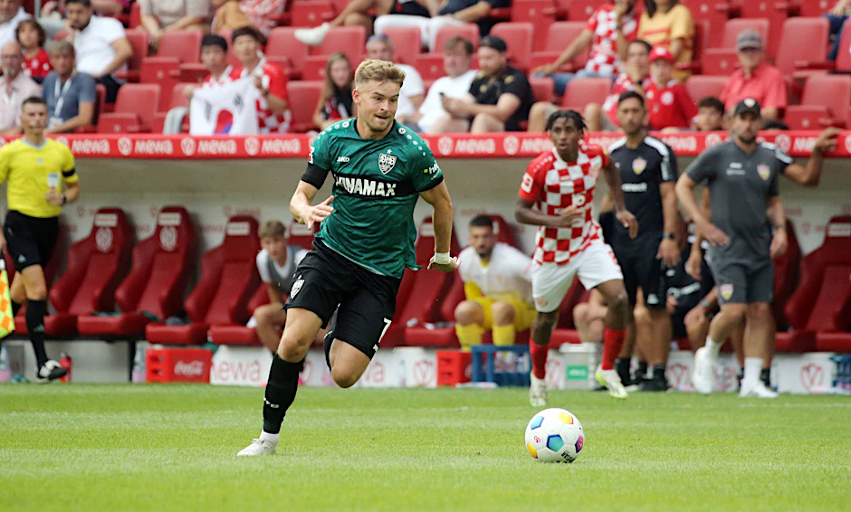 Trifft mit dem VfB Stuttgart auf den 1. FC Union: Ex-Herthaner Maximilian Mittelstädt (26).