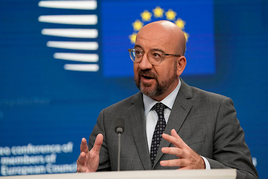 EU-Ratspräsident Charles Michel plädiert dafür, innerhalb der EU die Zusammenarbeit der Sicherheitsdienste weiter auszubauen, um vom Nahost-Konflikt ausgehende Risiken für die EU zu reduzieren.  