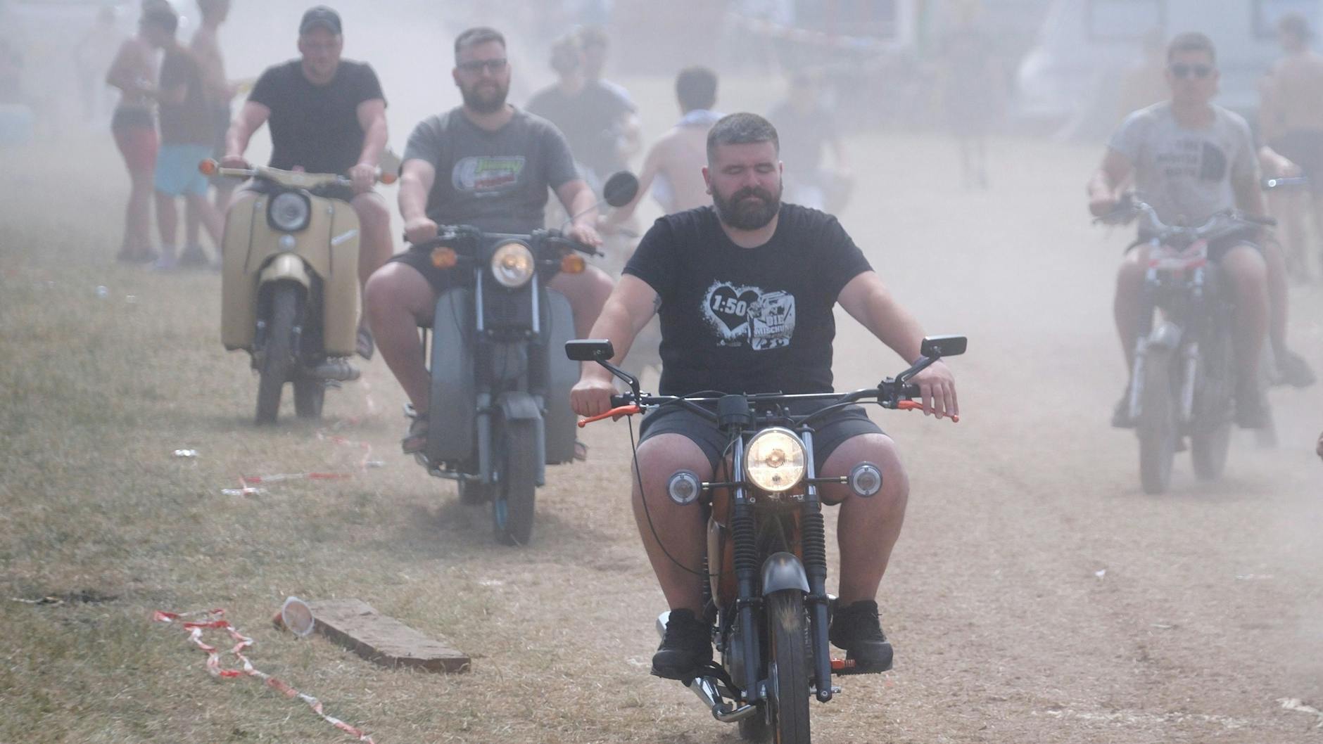 In Zwickau findet regelmäßig ein Simson-Treffen statt. Hier treffen sich die Fahrer der DDR-Kultmarken. 