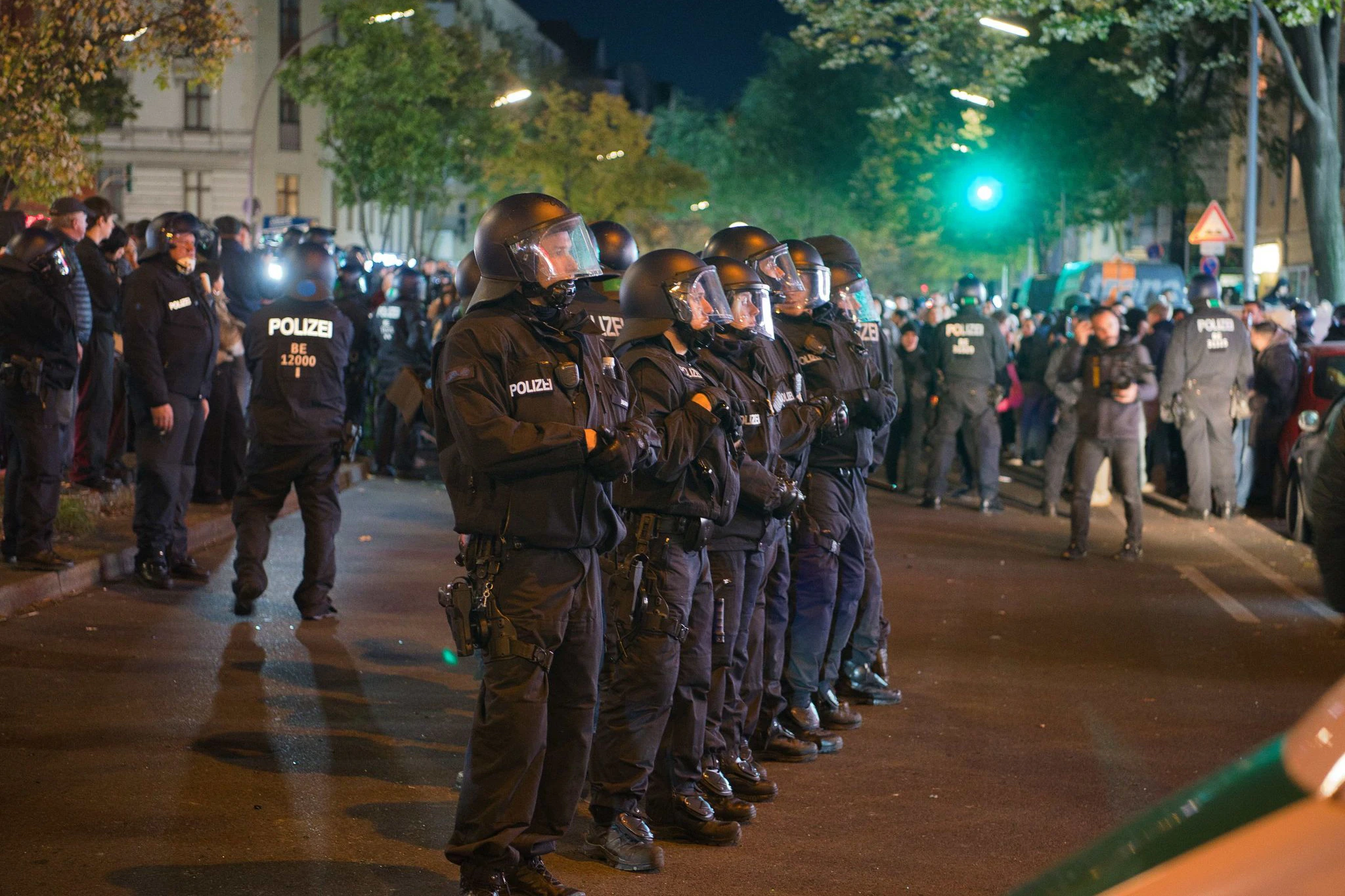 Polizeieinsatz in der Sonnenallee in Berlin-Neukölln
