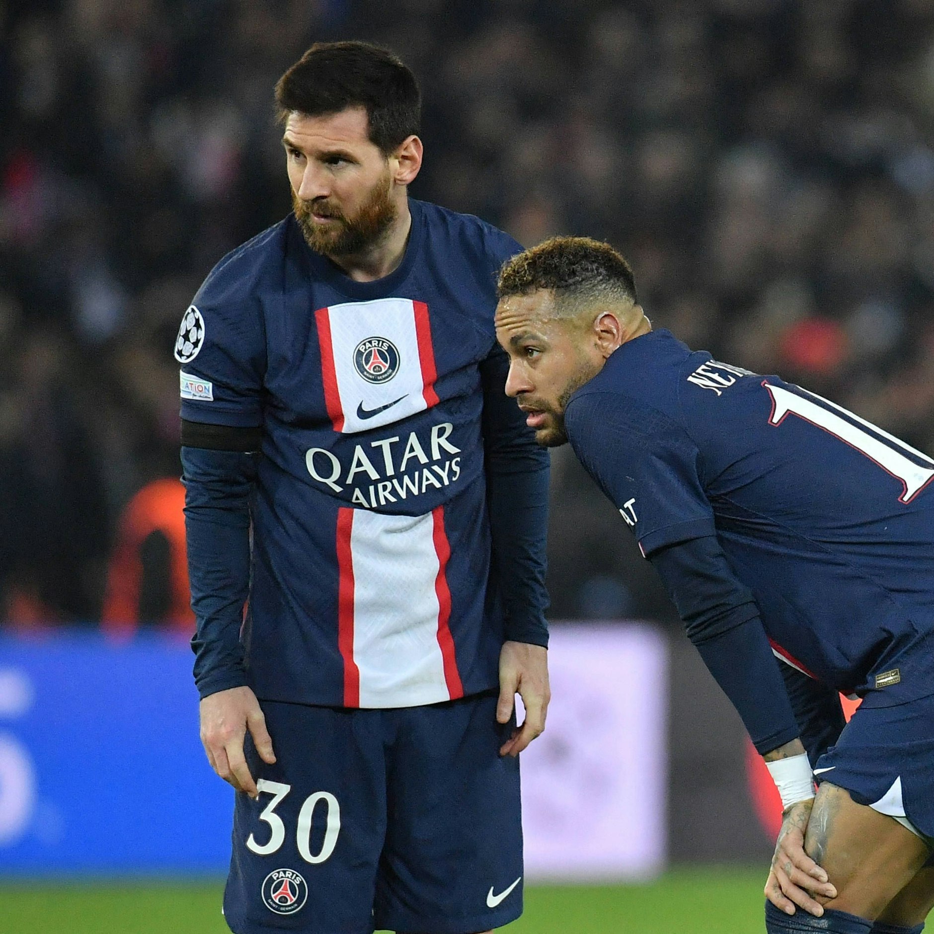 Argentiniens Idol Lionel Messi und Brasiliens Superstar Neymar spielten erst beim FC Barcelona zusammen, dann bei Paris Saint Germain bis zum Sommer 2023.