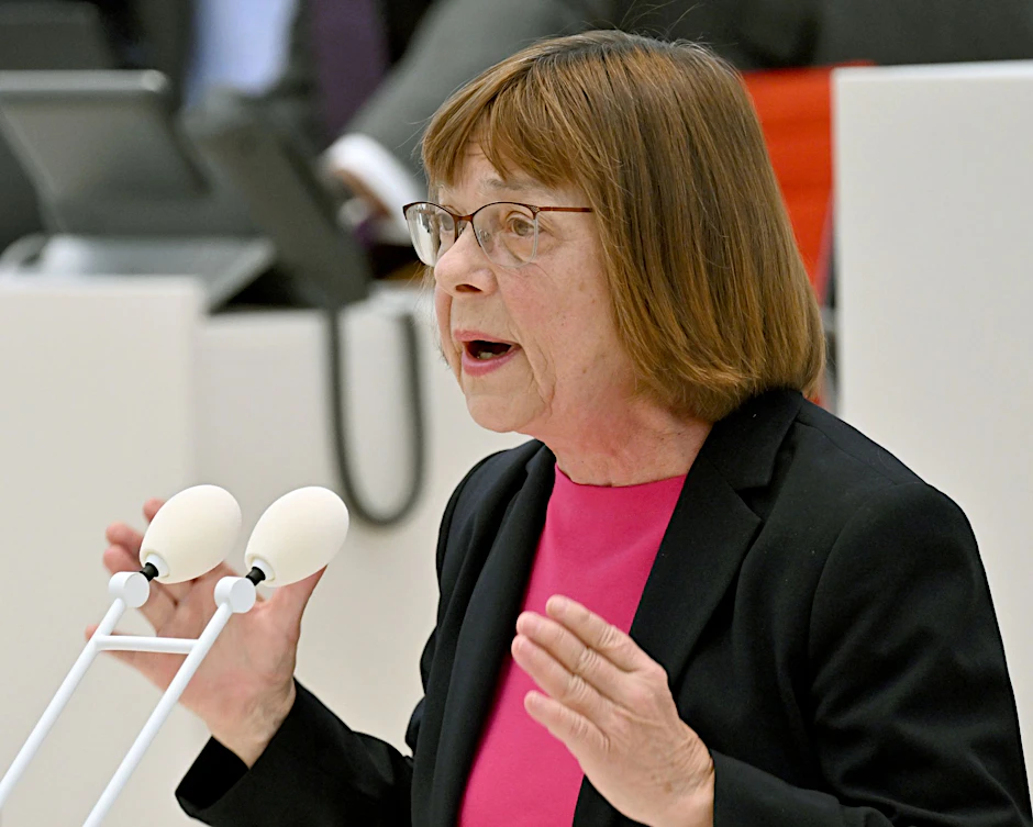 Ursula Nonnemacher (Bündnis90/Die Grünen), Ministerin für Soziales, Gesundheit, Integration und Verbraucherschutz von Brandenburg.  