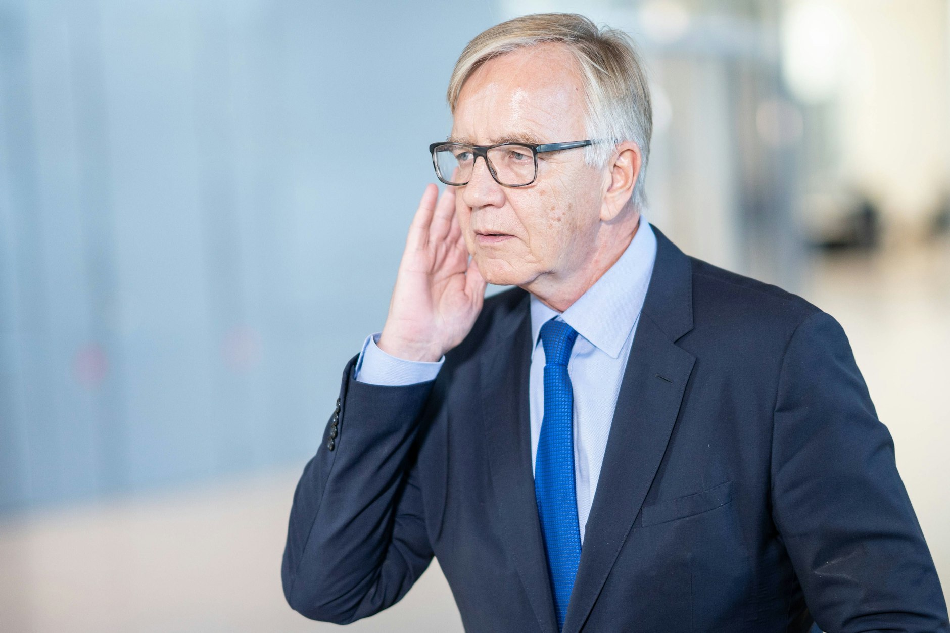 Dietmar Bartsch (Linke) bangt um seine Fraktion.