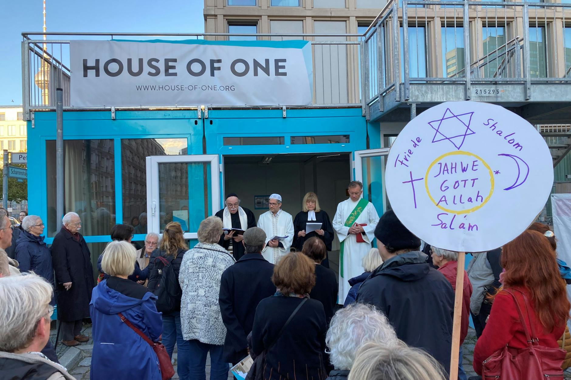 Friedensgebet am House of One