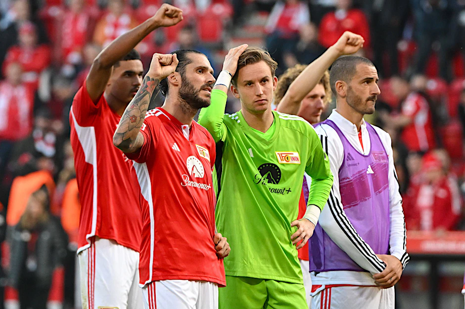 Müde, frustriert und ratlos: Die Spieler des 1. FC Union nach der Pleite gegen Stuttgart.