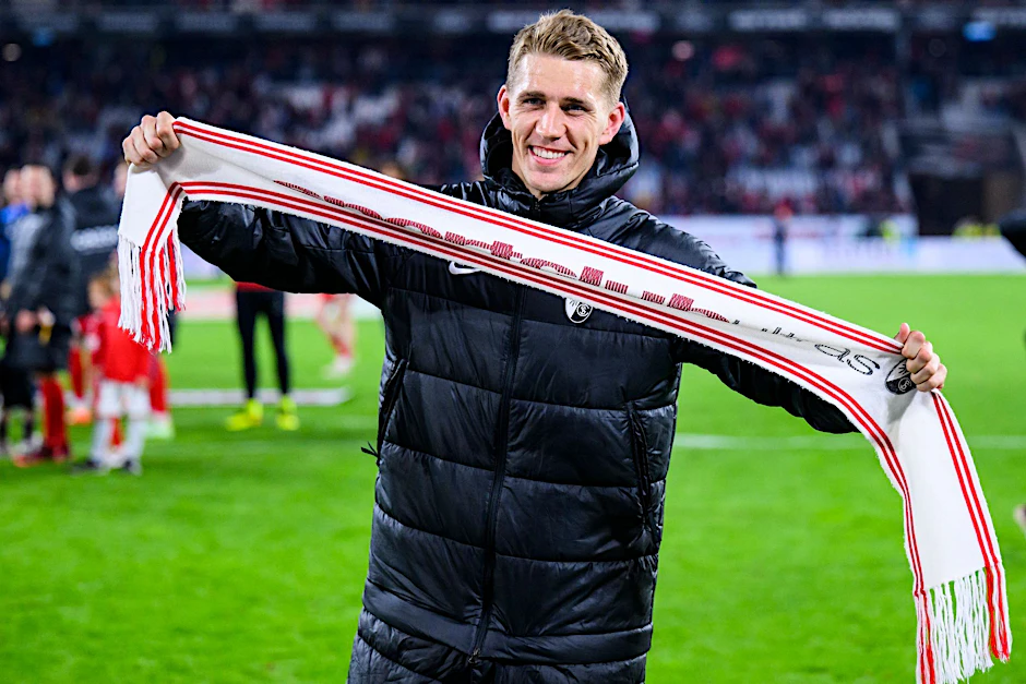 ARCHIV - «Es ist so unglaublich schwer, diese beiden Stürmer aktuell zu verteidigen», sagt Nils Petersen über Serhou Guirassy und Victor Boniface.  