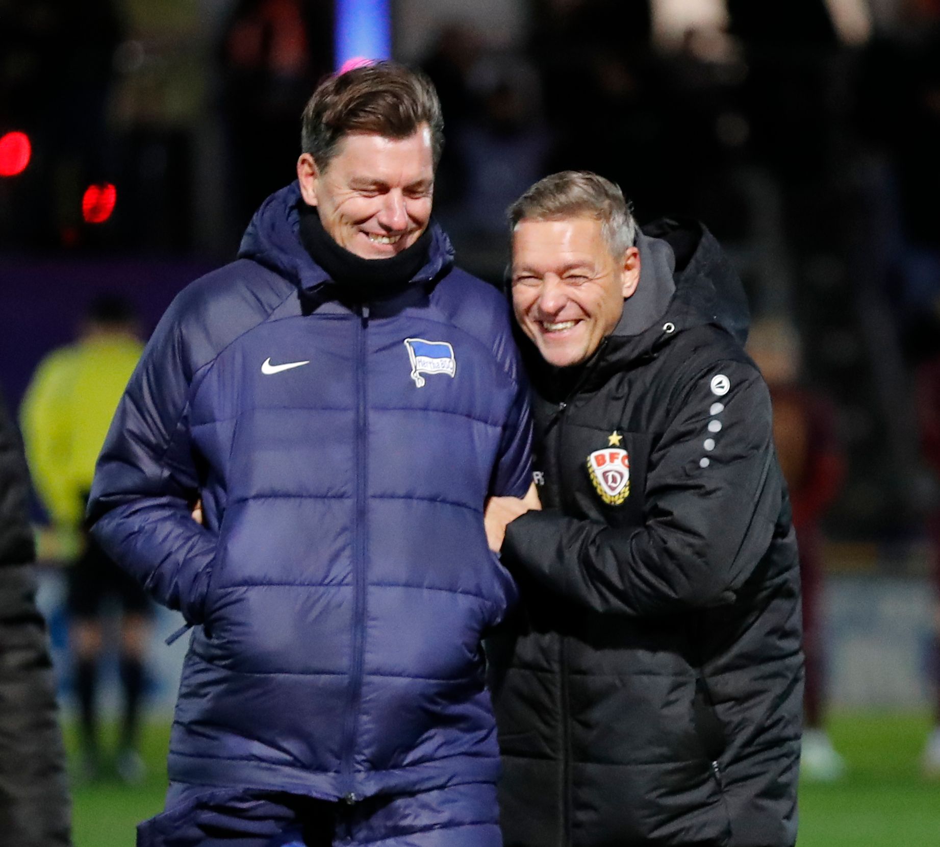 Hertha-Coach Schmidt lobt Kumpel Kunert und die Dynamos zum Aufstieg