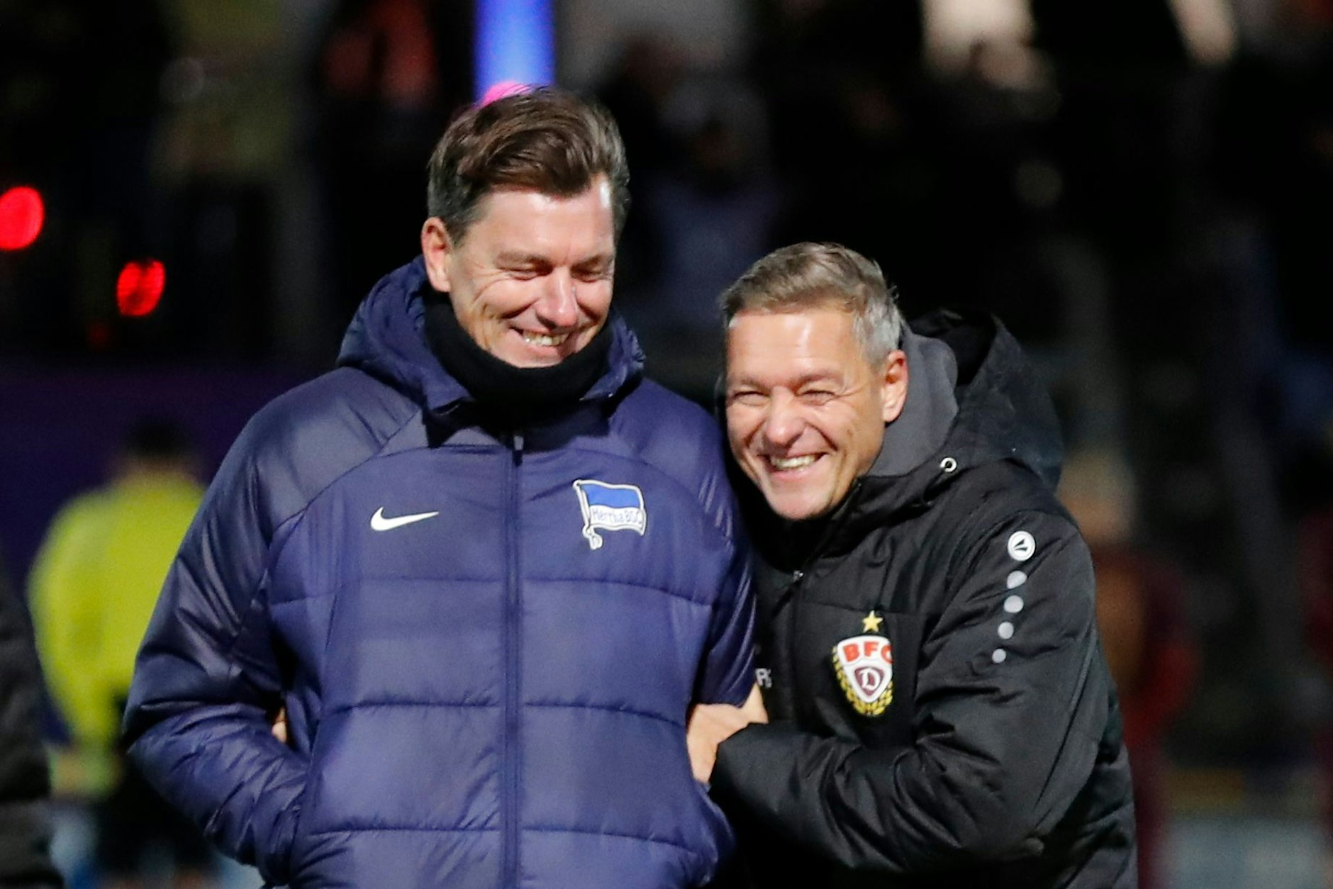 Stephan Schmidt (l.) und Dirk Kunert verstehen sich prächtig.