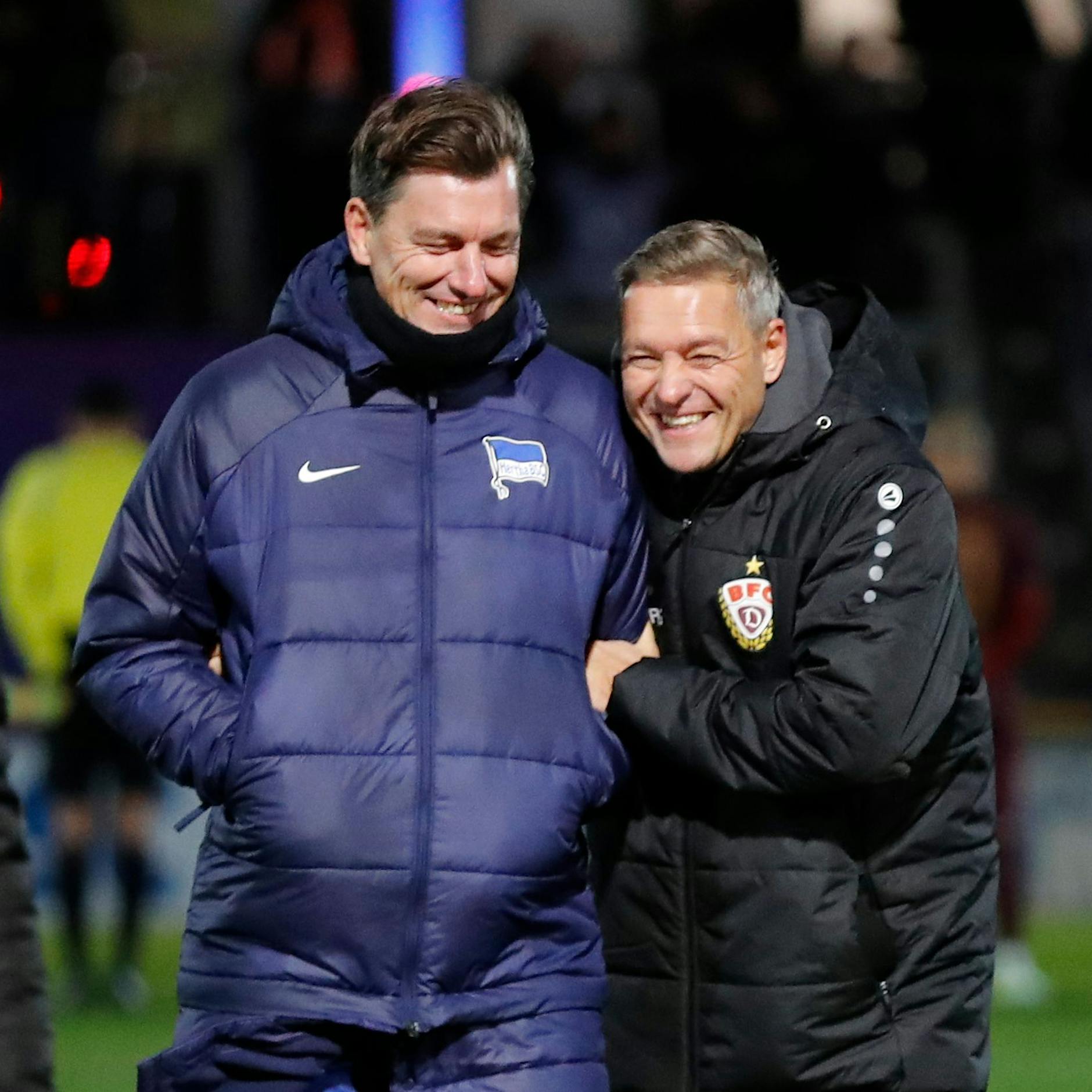 Hertha-Coach Schmidt lobt Kumpel Kunert und die Dynamos zum Aufstieg