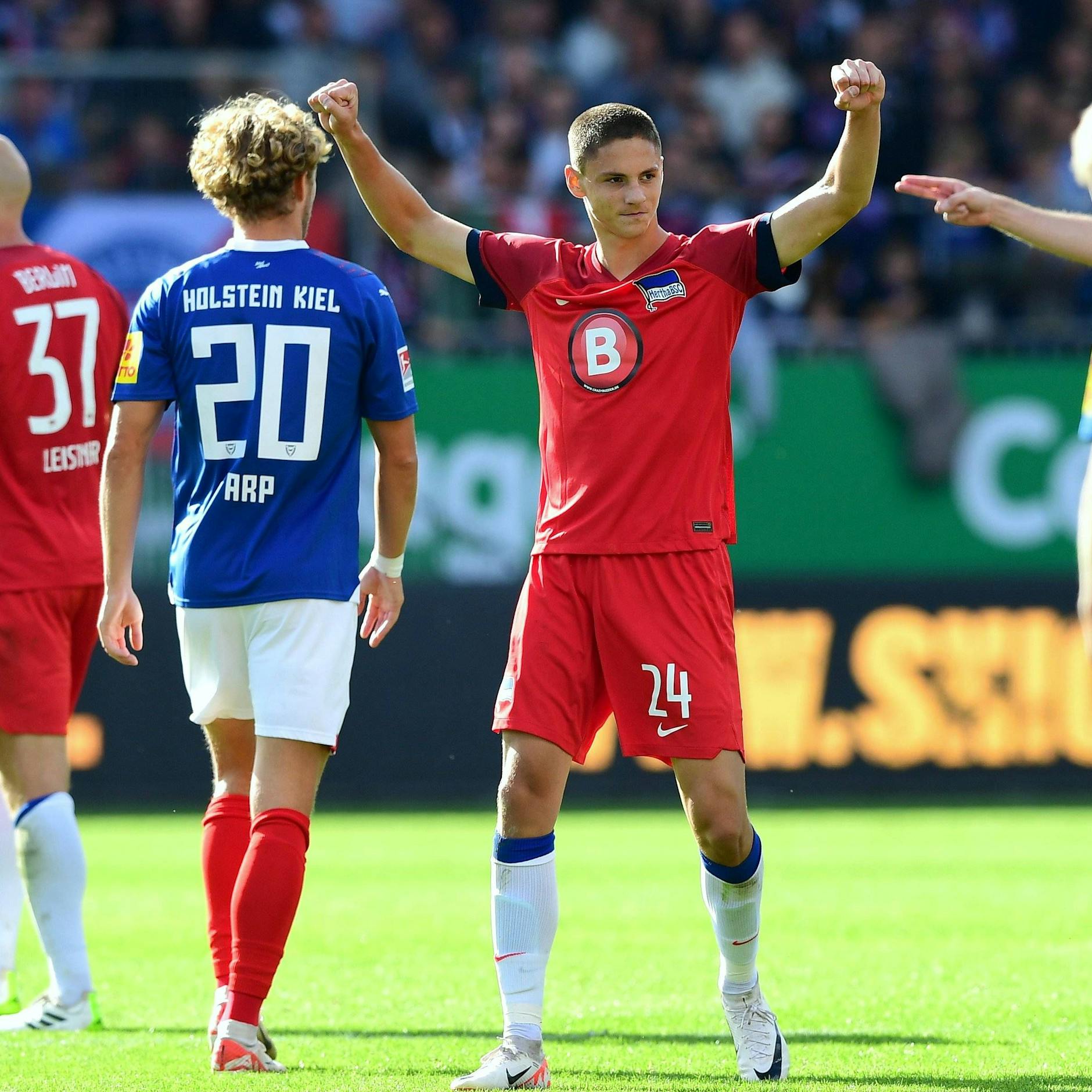 Beim 3:2 in Kiel war Bence Dardai als Joker der Matchwinner.