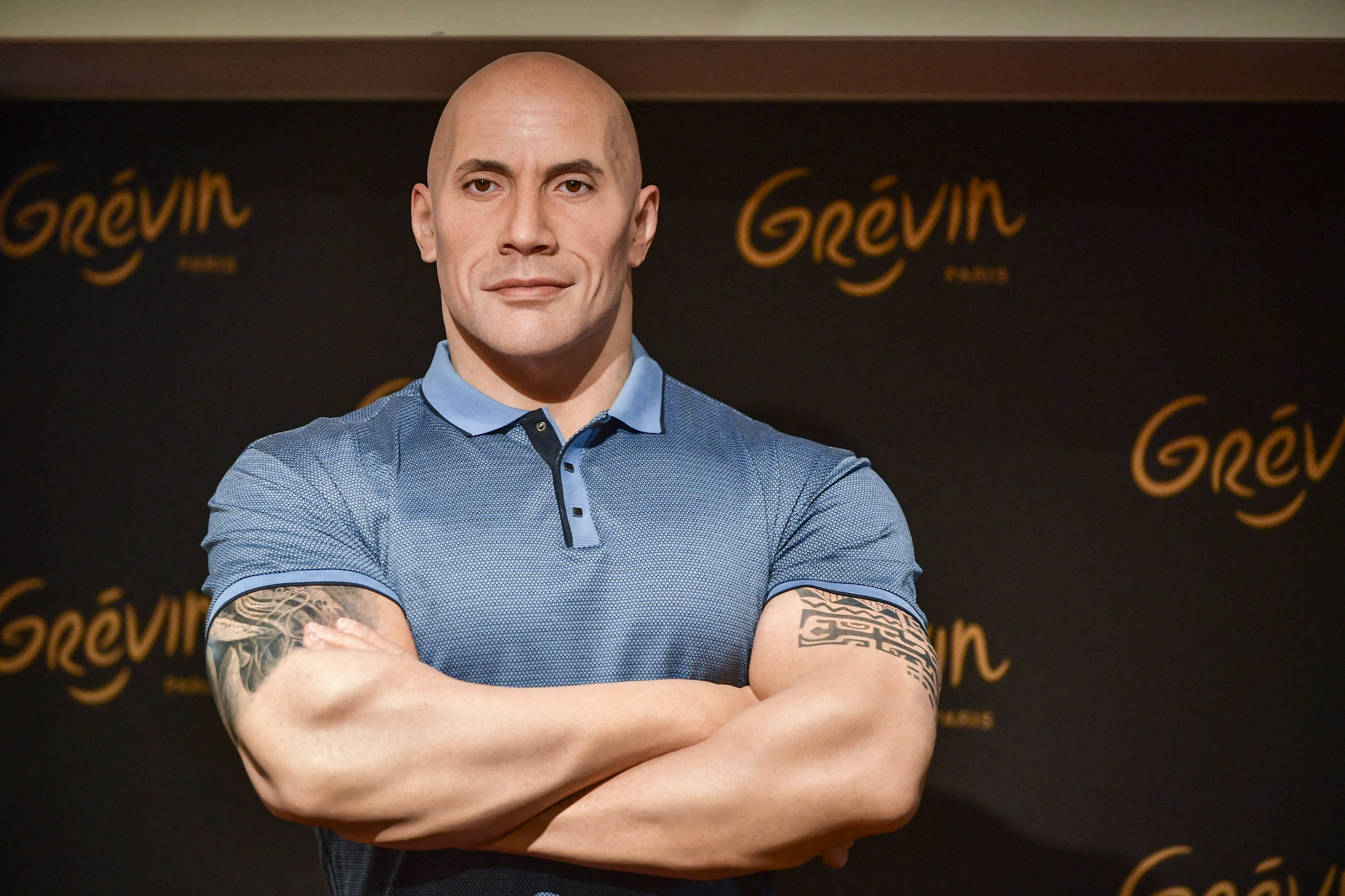 Image - Spott über Dwayne Johnsons Wachsfigur: „Sieht aus wie Meister Proper!“