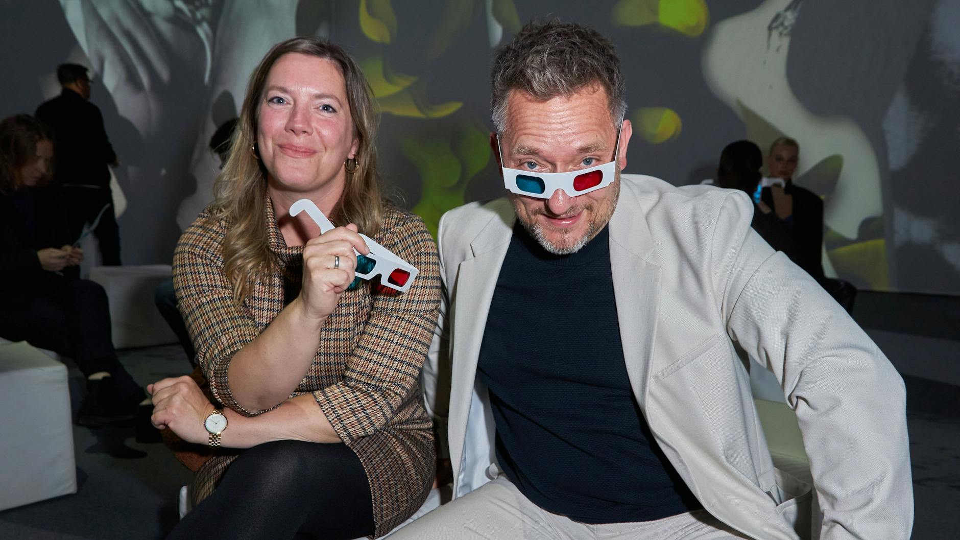 Lars Pape kam mit seiner Frau Esther-Maria Pape in den Neukölln Speicher in Berlin.