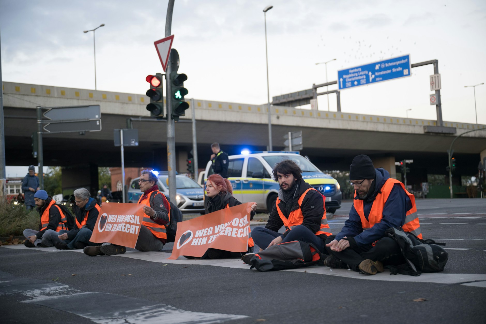Erst am Montag blockierten die Aktivisten der Letzten Generation wieder Straßen in Berlin.