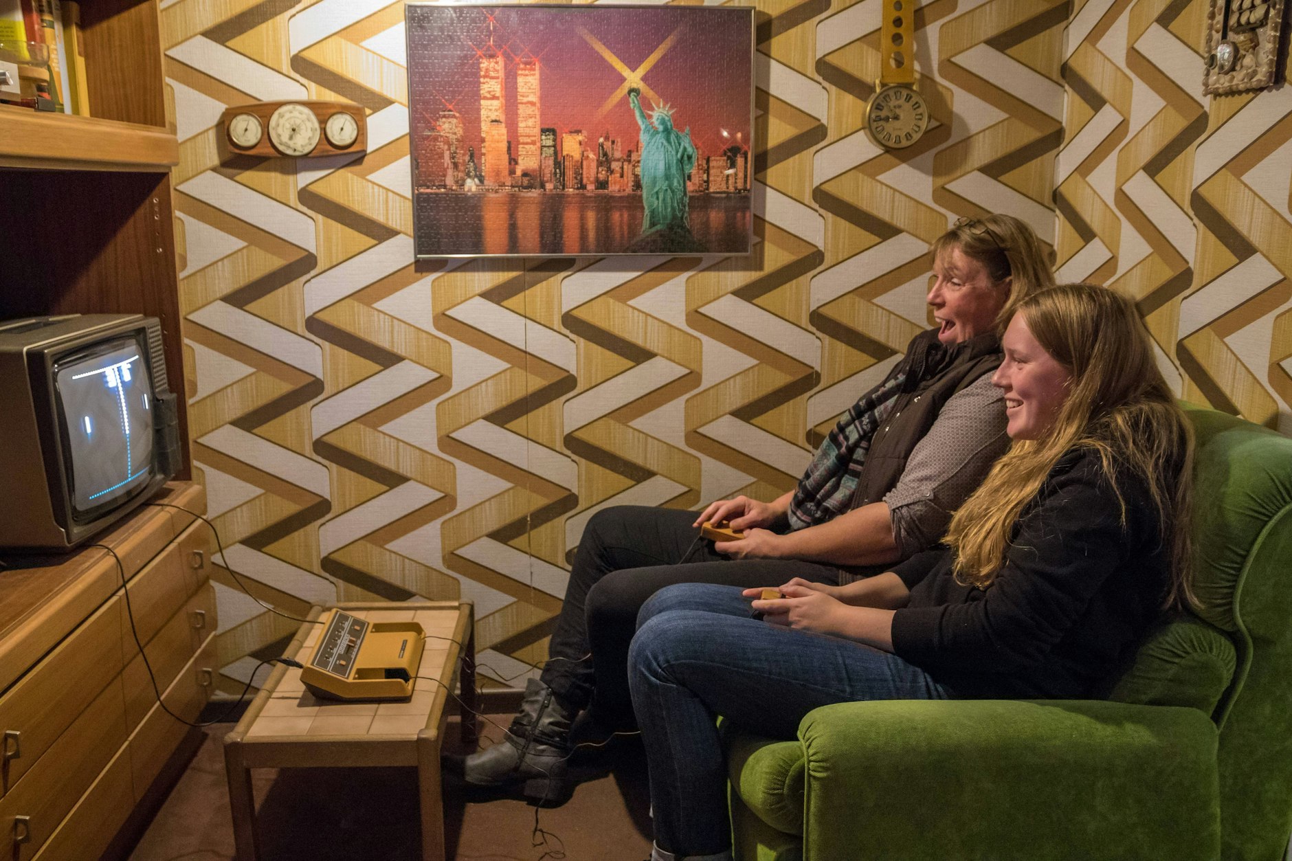 In den Achtzigerjahren hatten die Heimcomputer Hochkonjunktur. Im Friedrichshainer Computerspielemuseum kann man eine Pong-Variante spielen (Archivfoto).