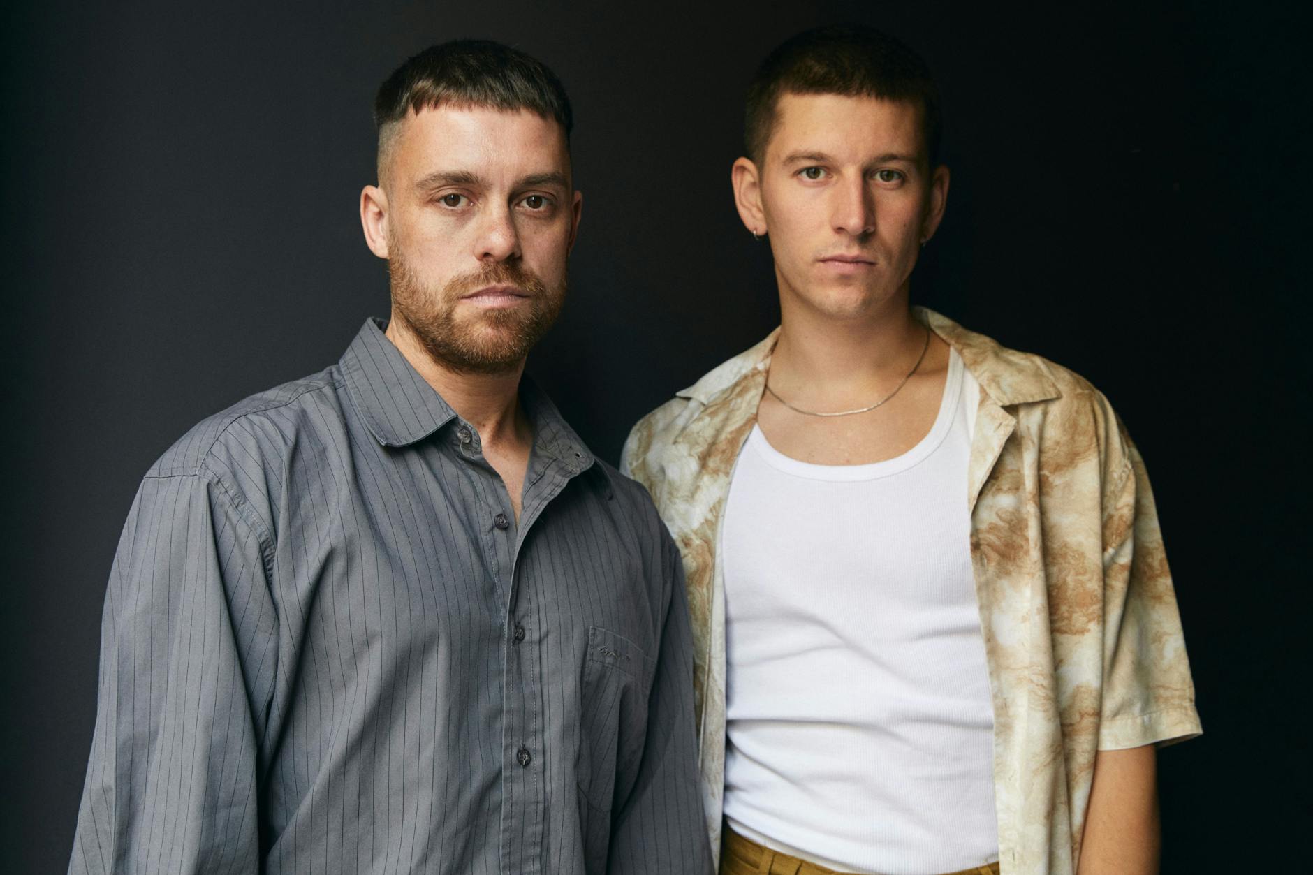 „Drifter“-Regisseur Hannes Hirsch (l.) mit dem Hauptdarsteller Lorenz Hochhuth (Moritz)