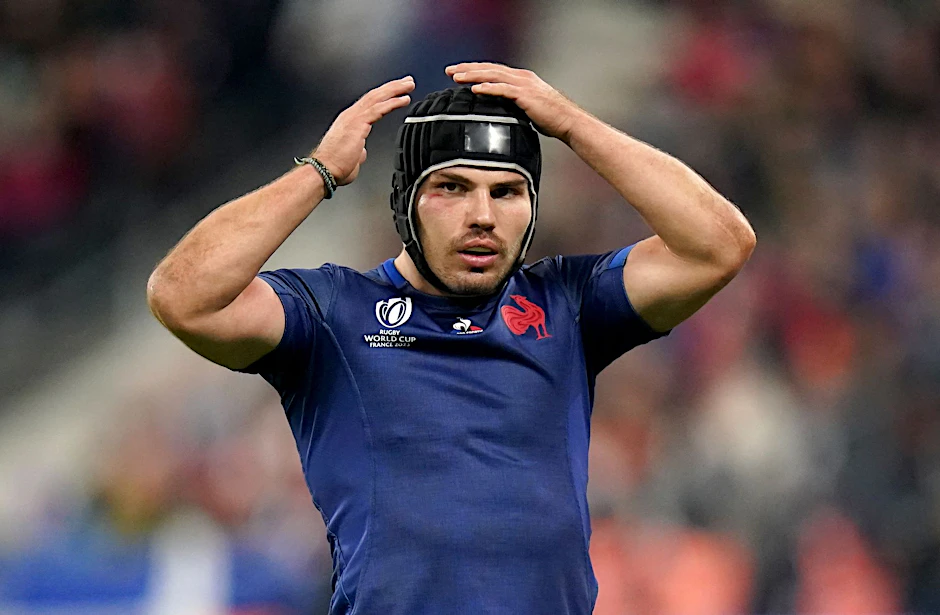 Frustrierter Rugby-Star: Frankreichs Antoine Dupont.  