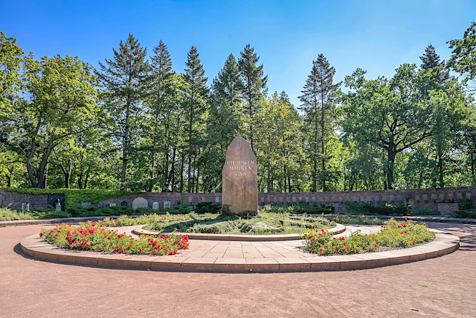 Die Gedenkstätte der Sozialisten auf dem Zentralfriedhof Friedrichsfelde.