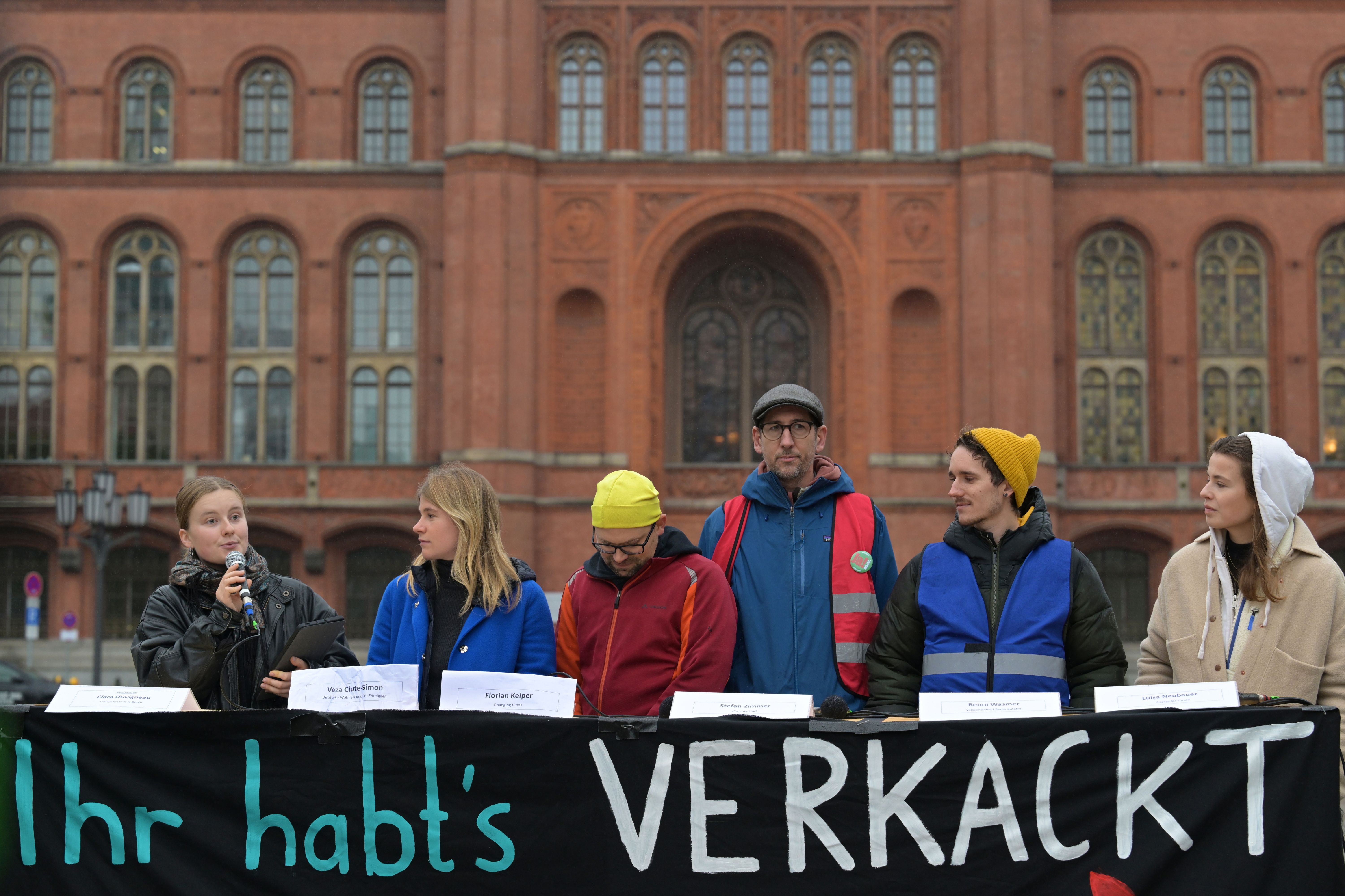 Luisa Neubauer in Berlin: „Das Klima kann man nicht mit Polizei schützen“