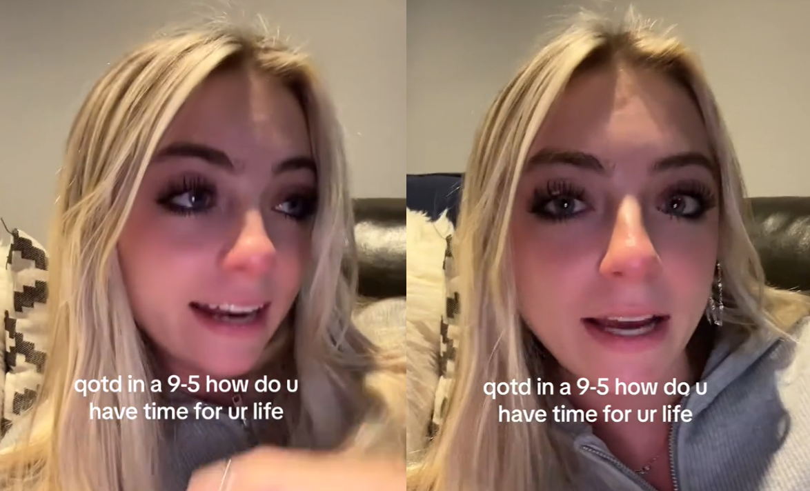 Junge Frau im Netz: Tränen-Ausbruch nach vollem 8-Stunden-Arbeitstag!