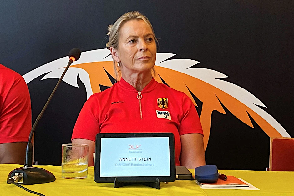 ARCHIV - DLV-Cheftrainerin Annett Stein steht in der Kritik.  