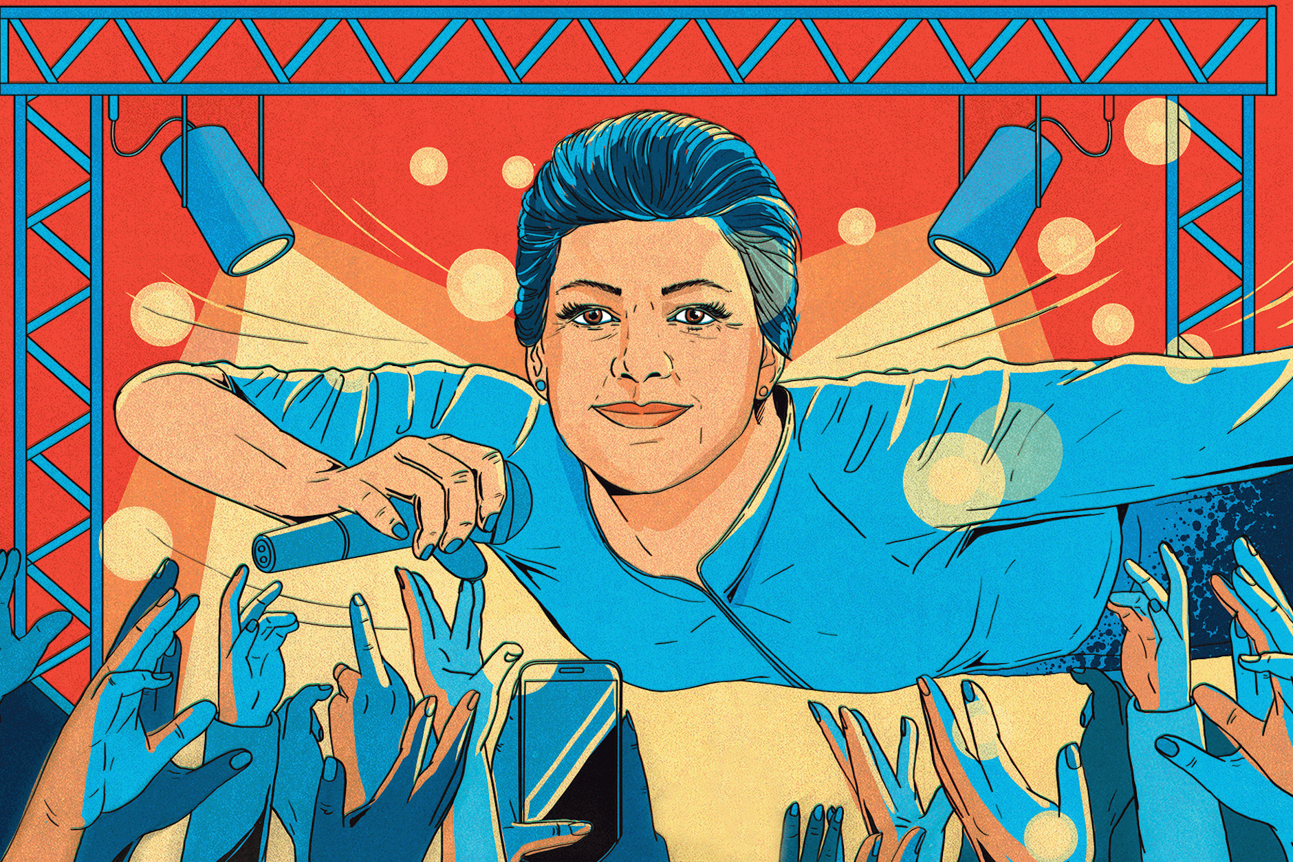 Lange kritisierte Wagenknecht auf verschiedenen Bühnen die Ampel und die Linke, jetzt wagt sie den <em>stage dive</em> einer Parteigründung. Werden die Wähler sie tragen?