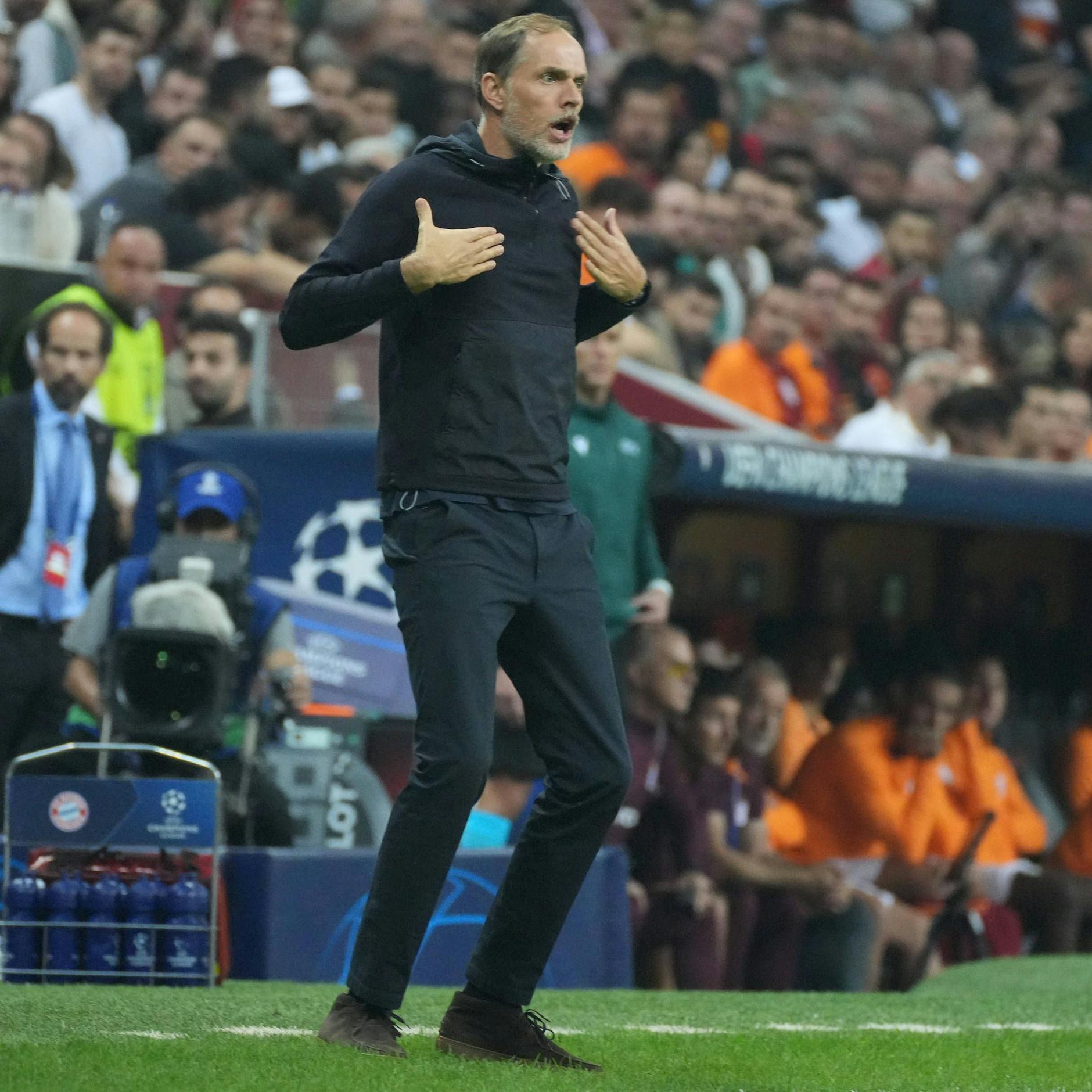 Bayerns Coach Thomas Tuchel kann die Kritik Hamanns nicht richtig fassen.