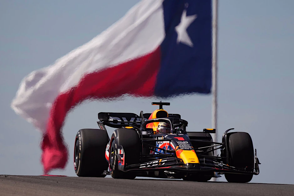 Weltmeister Max Verstappen startet von Position sechs in den US-GP in Austin.  
