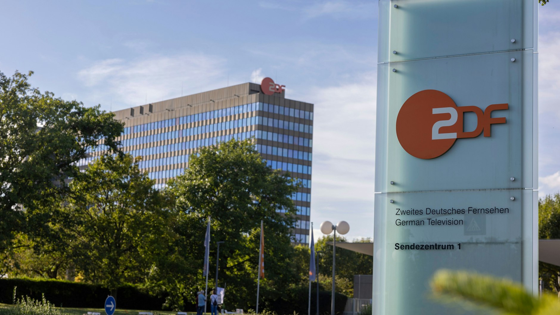 Auch beim Sitz des ZDF in Mainz am Lerchenberg gab es eine Bombendrohung.