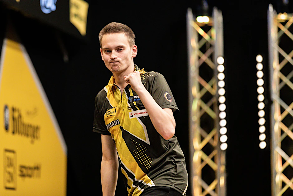 Ricardo PIETRECZKO (GER) European Darts Grand Prix 2023 im Glaspalast Sindelfingen (Deutschland) am 26. Mai 2023.
