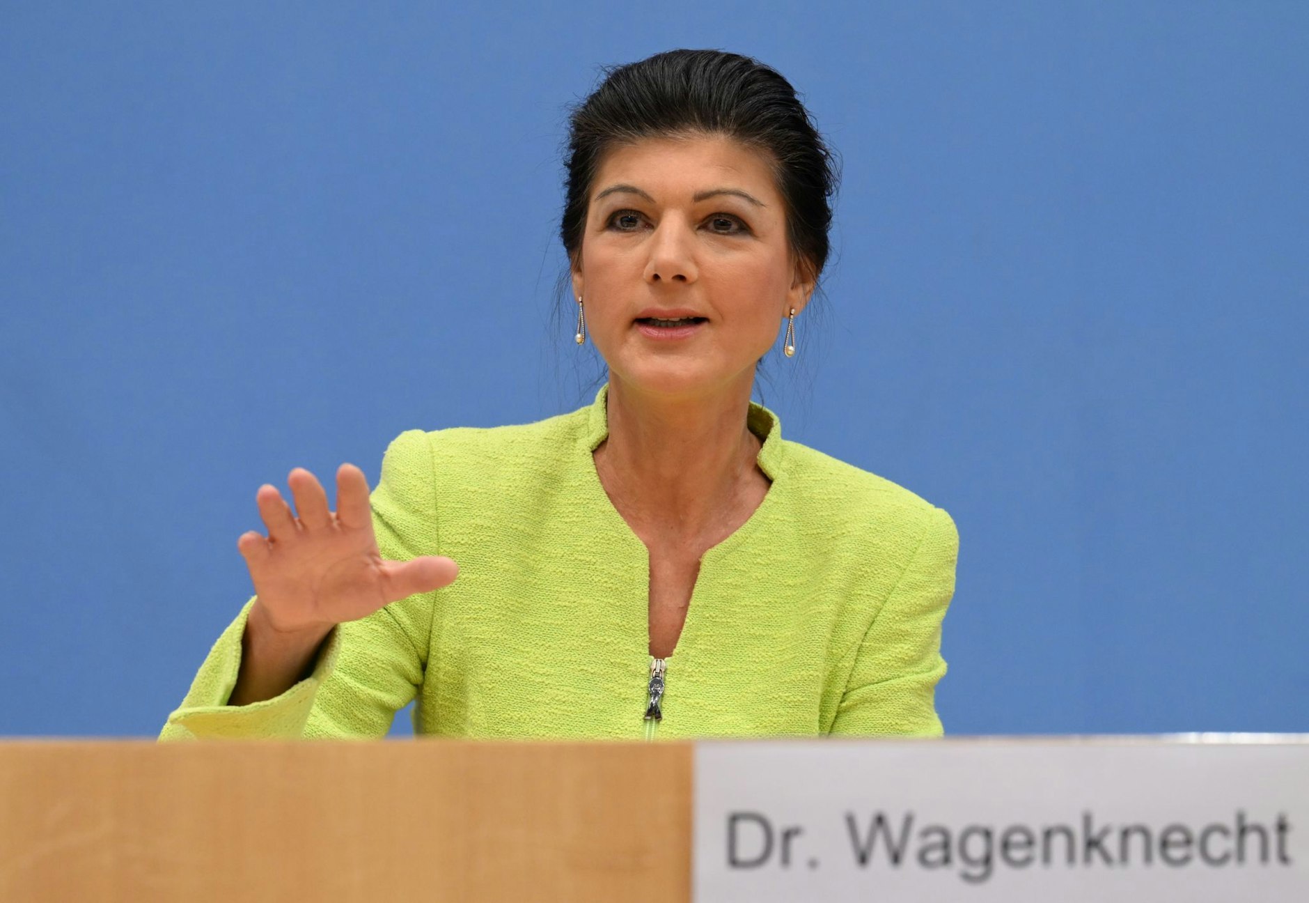 ARCHIV - Plant, eine neue Partei zu gründen: Sahra Wagenknecht.  