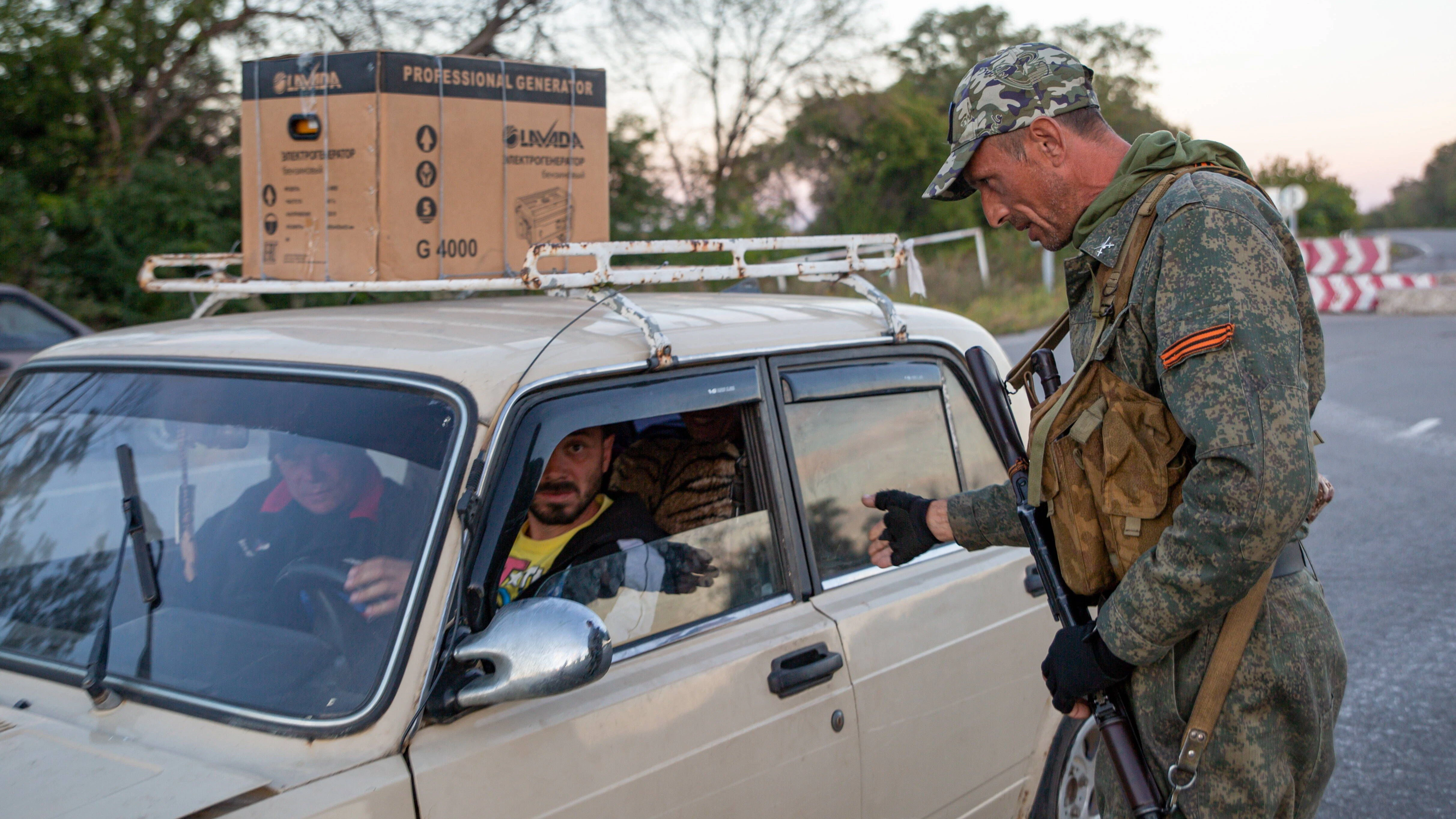 Viele Ukrainer verschwinden einfach an Checkpoints, die die russischen Besatzer errichtet haben.