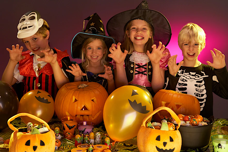 Halloween ist ein großer Spaß auch für deutsche Kinder.