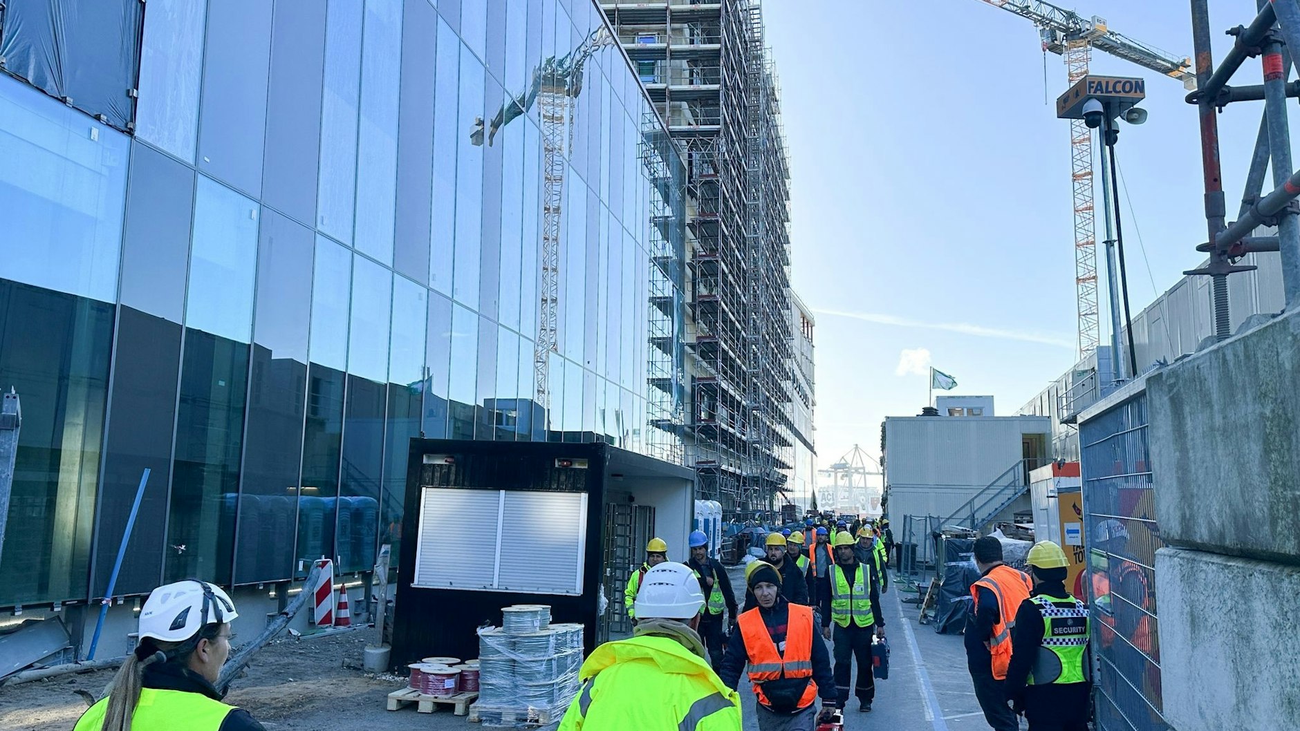 Das Überseequartier ist eine der größten Baustellen Hamburgs.&nbsp;