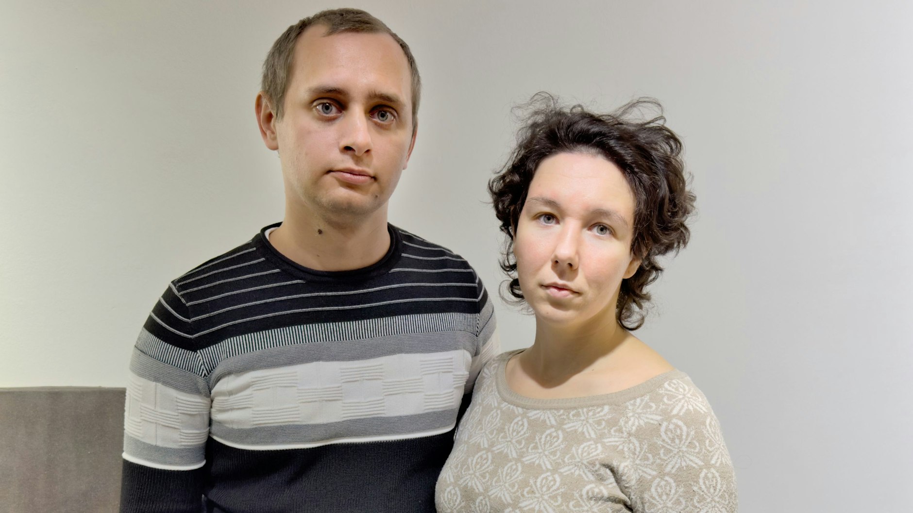 Mykyta Horban hofft mit seiner Frau Nadija auf eine Rückkehr seines Vaters aus russischer Gefangenschaft.