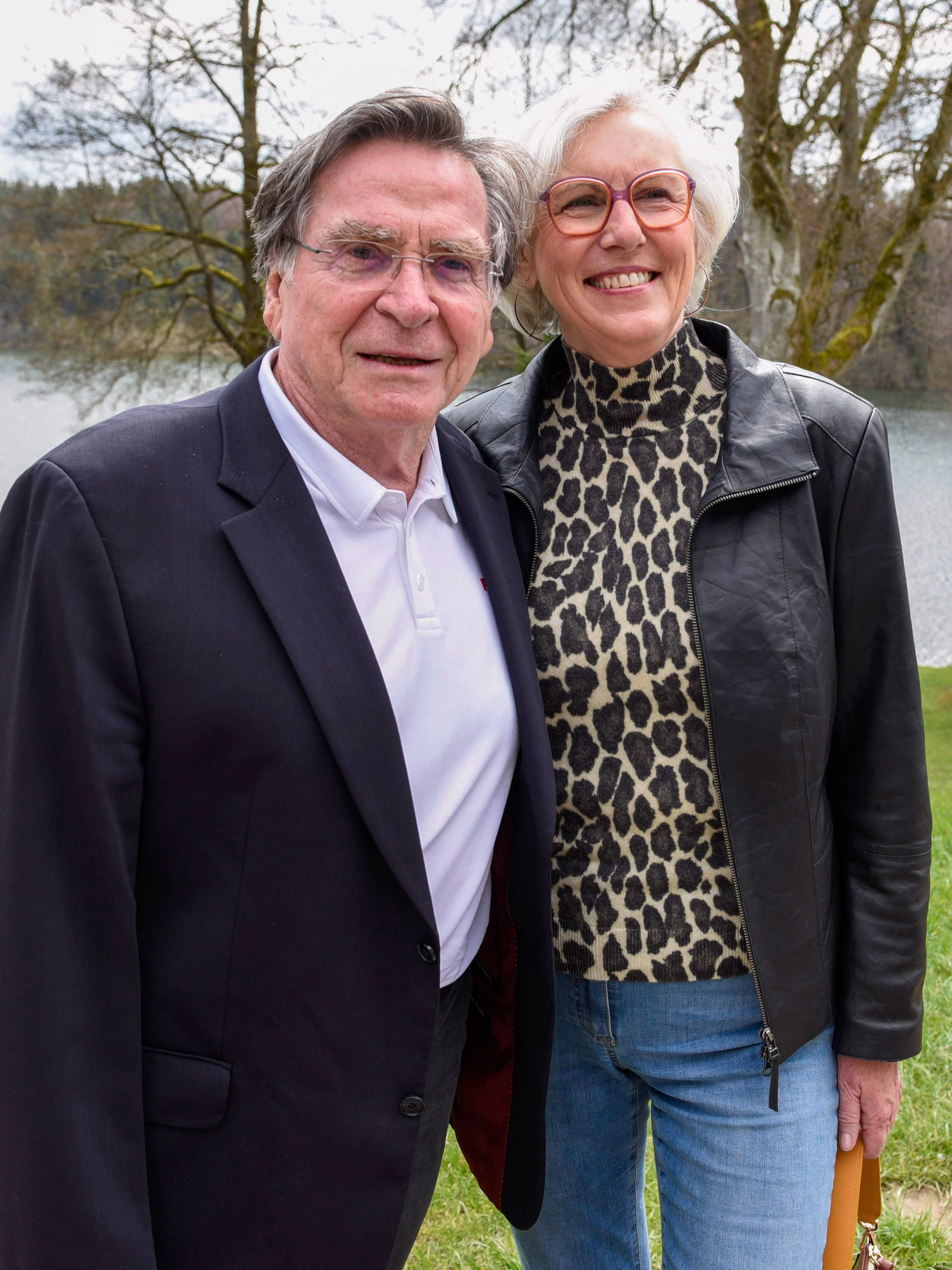 Elmar Wepper mit seiner Frau Anita Schlierf.