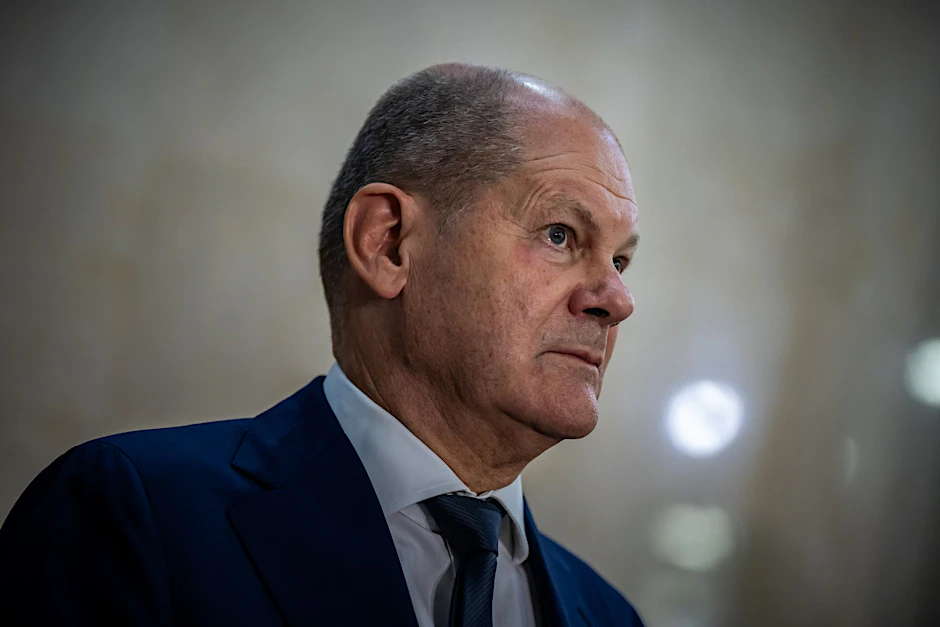 Bundeskanzler Olaf Scholz sichert Israel Unterstützung zu.  