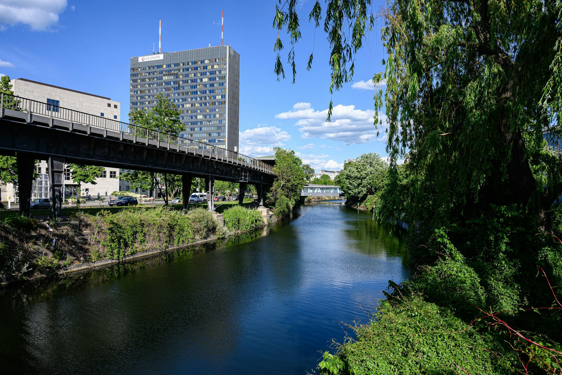 Das Hallesche Ufer am Landwehrkanal – hier sollte eigentlich eine Promenade entstehen.